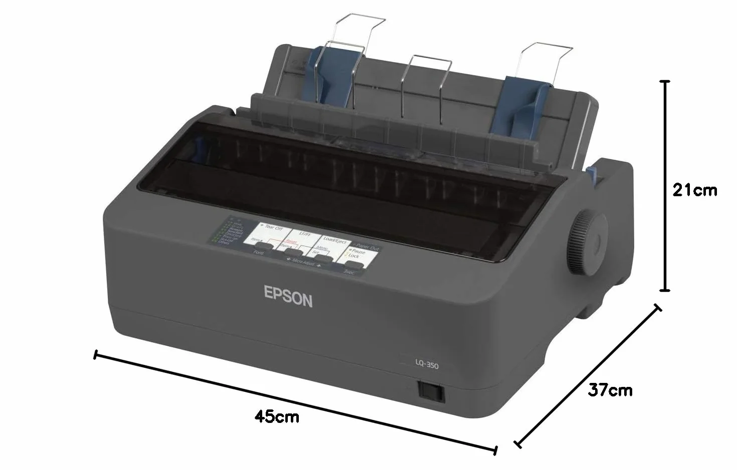 Epson LQ350 - Impresora de Matriz, Color Negro