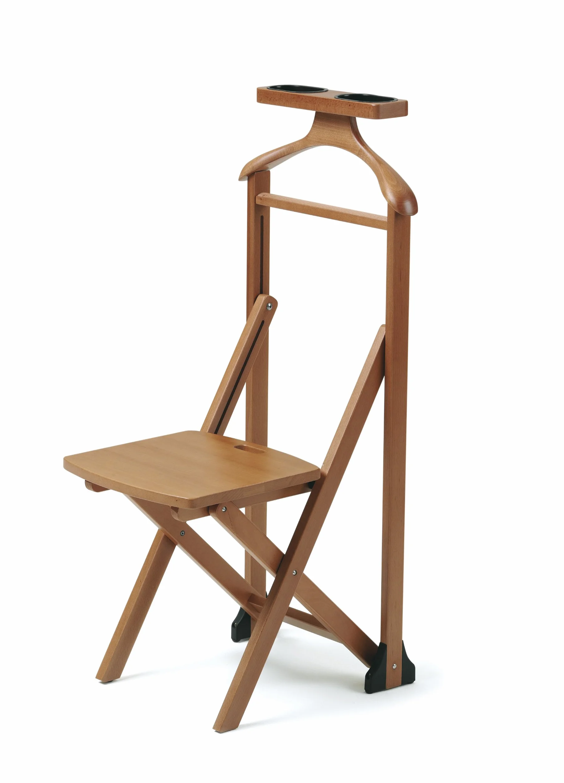 Arredamenti Italia Perchero Con Silla Para Dormitorio Madera Acabado Cerezo Ar-It