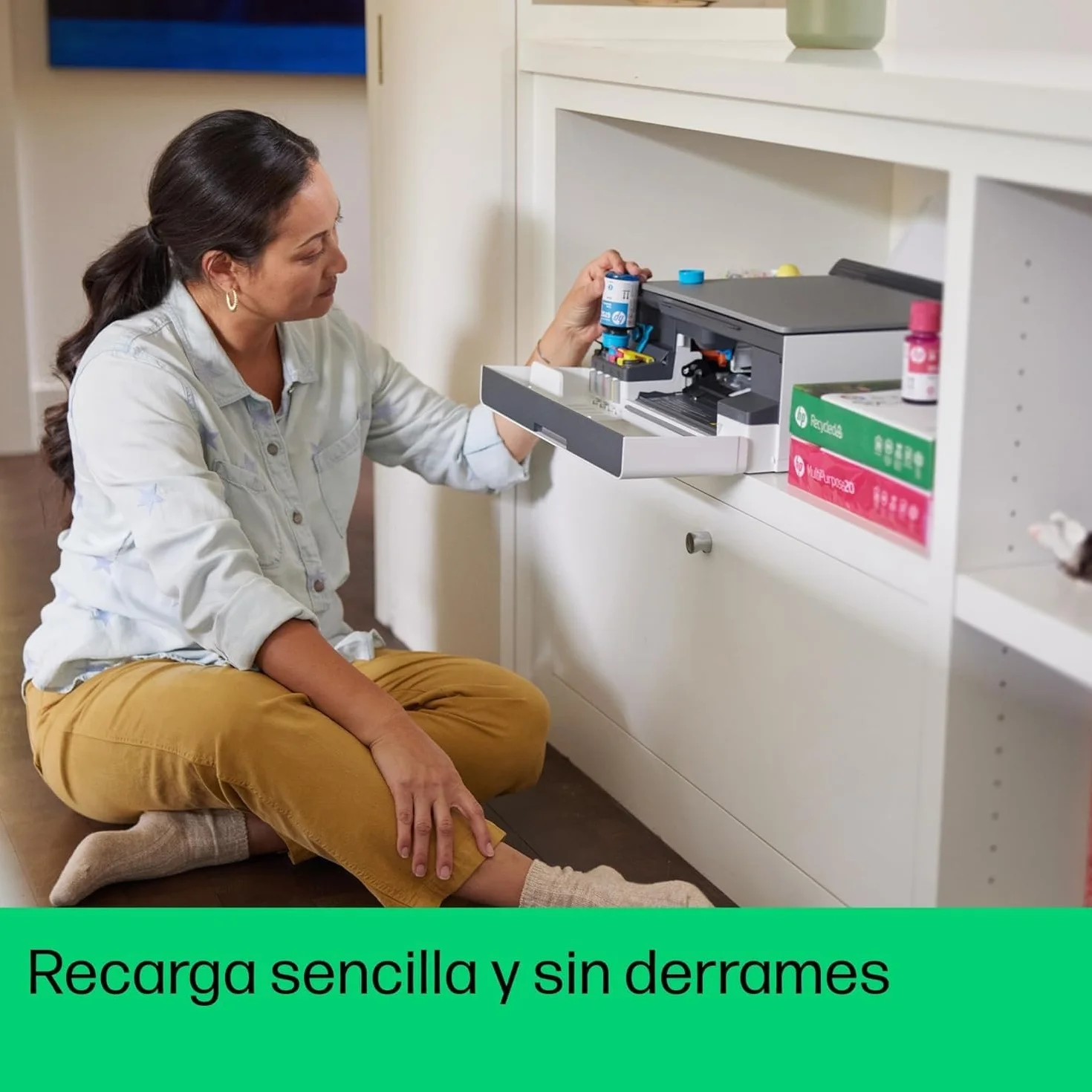 HP Smart Tank 5105 Impresora multifunción 3 en 1 Wi-Fi impresión móvil Tinta incluida gran alcance