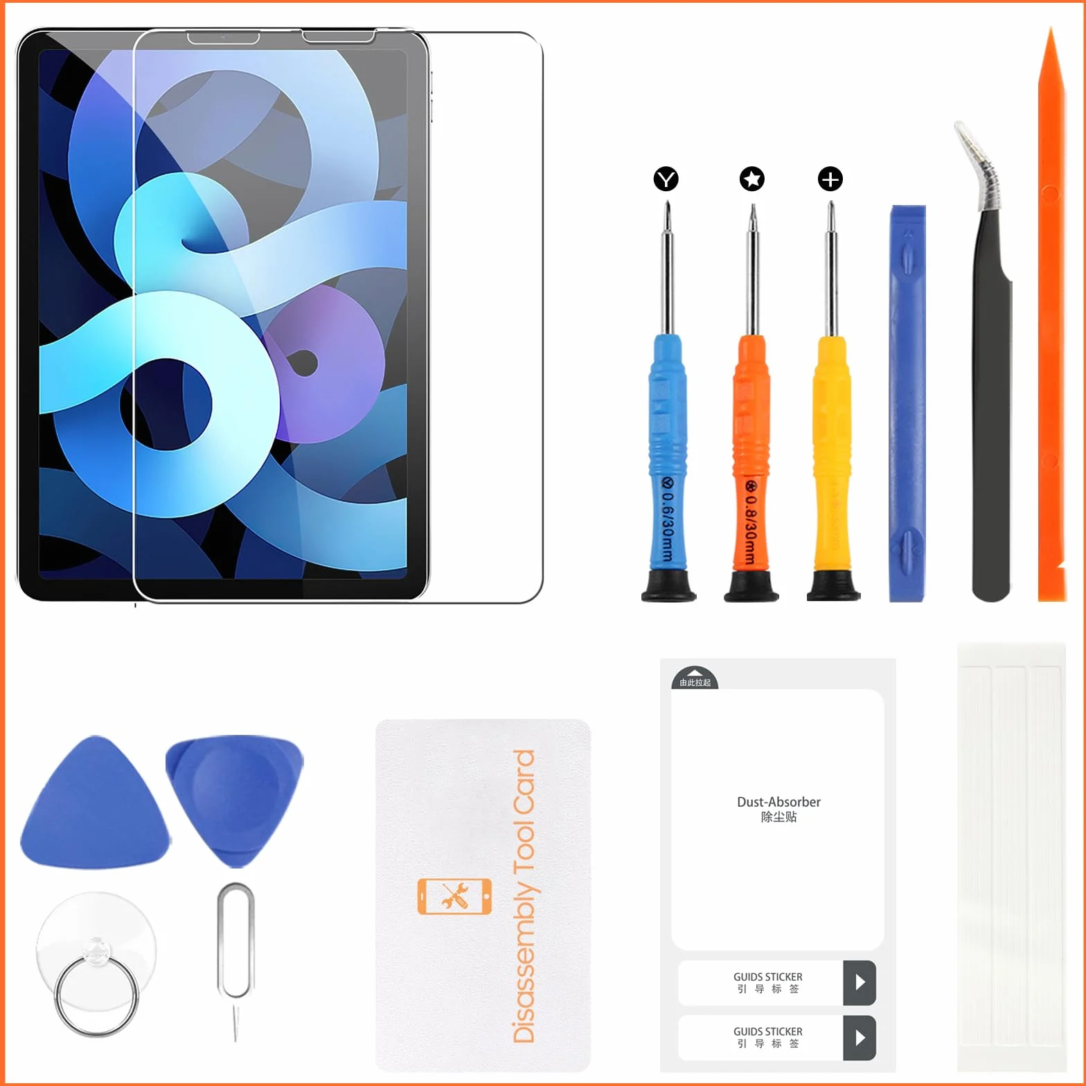 Pantalla de repuesto para Samsung Galaxy Tab Active 3 2020, pantalla LCD SM-T575 SM-T577, digitalizador de pantalla táctil, montaje completo, con herramientas