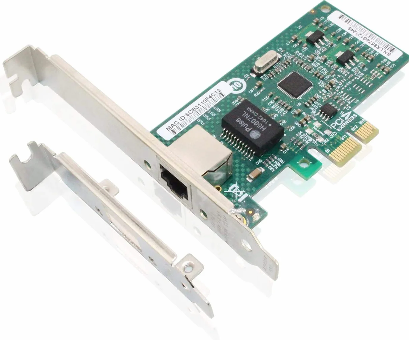 ipolex Tarjeta de red Ethernet 1.25G, 1x puerto RJ45 +, NIC de 10GbE en comparación con Intel EXPI9301CT, compatible con Windows Server/Windows/Linux/VMware (no compatible con VMware ESXi 7.0, Mac OS)
