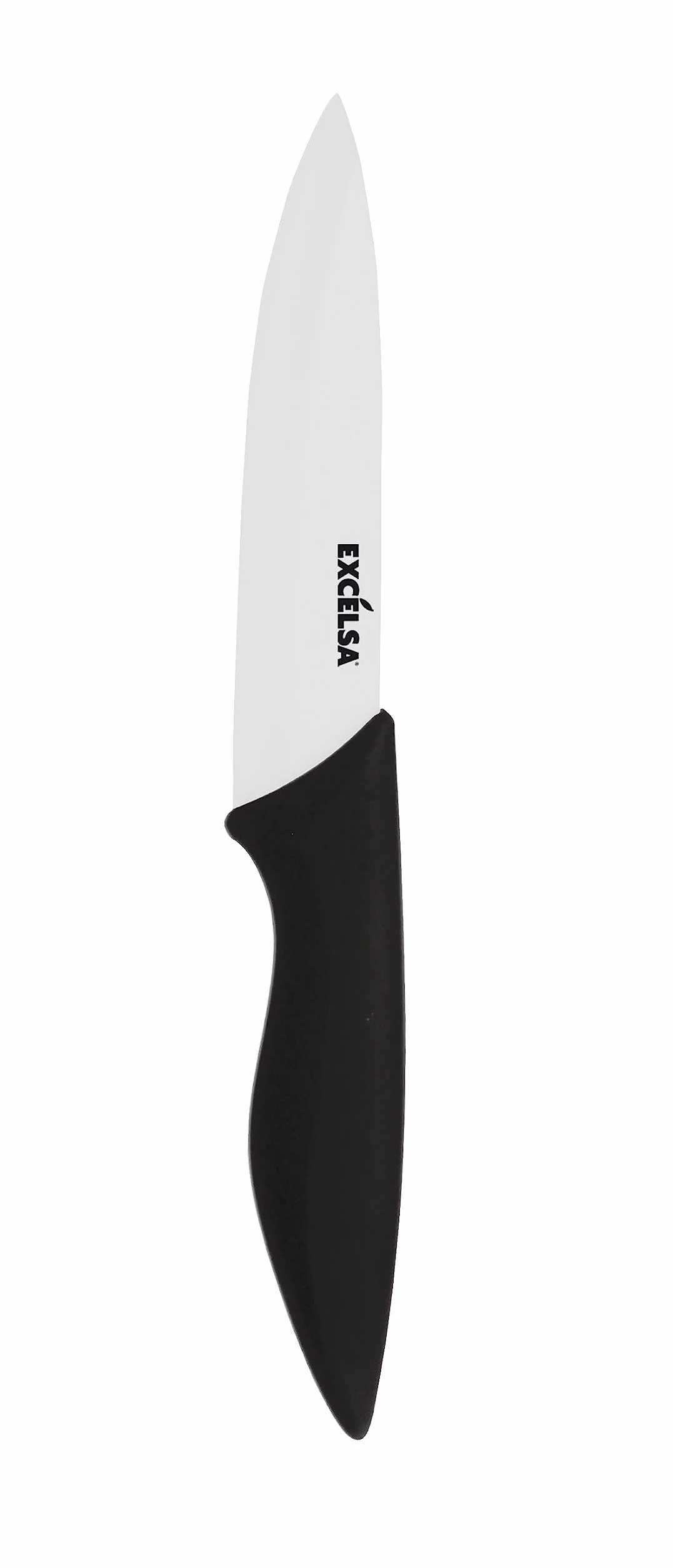 Excelsa Cuchillo utility cerámica negro/blanco 12,5 cm