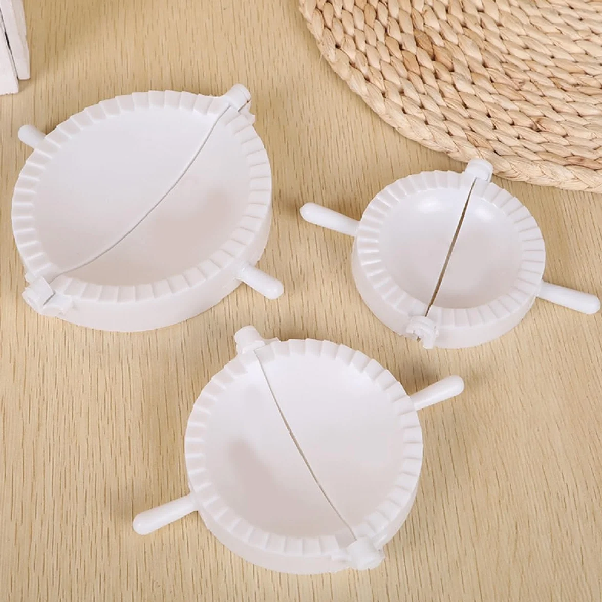 Dumpling Mold 3PCS 10 cm 8 cm 7 cm Ravioli Maker Empanadillas Prensa Cortador