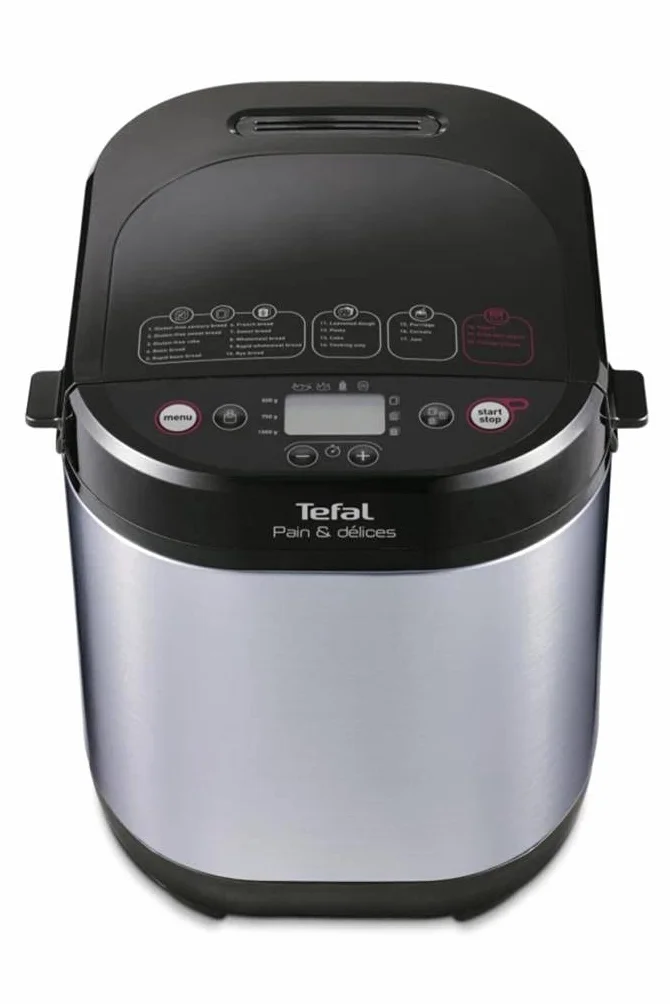 Máquina para hacer pan Tefal PF240E38, negro/acero inoxidable