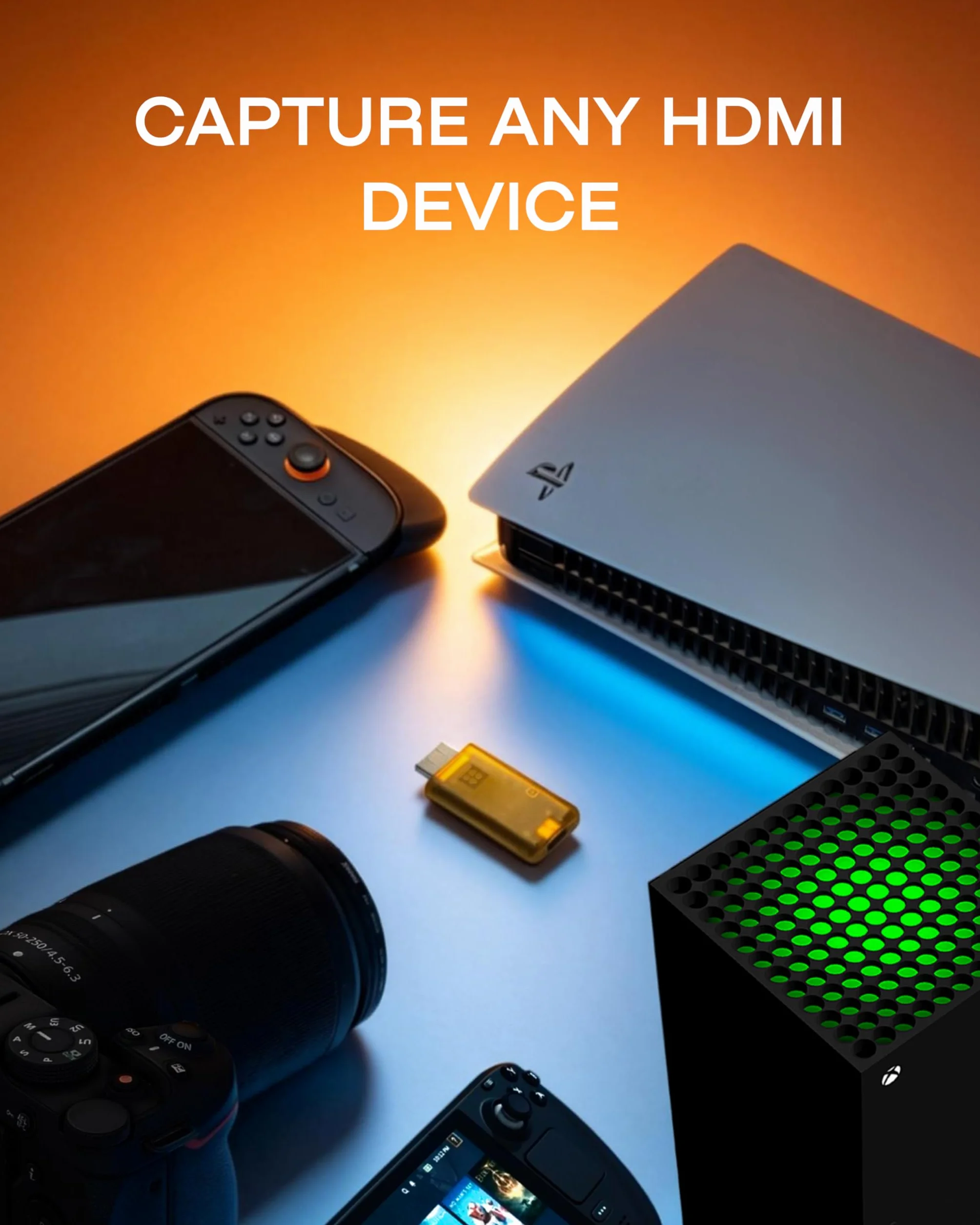 GENKI ShadowCast 3 Pro, tarjeta de captura 4K60, dispositivo de captura de video USB-C de paso de latencia cero compatible con PS5, Xbox Series X/S, Switch, iPad, portátil, DSLR, transmisión para OBS