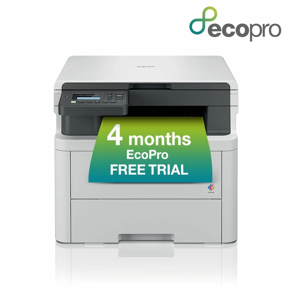 Brother DCP-L3520CDWE - Impresora LED inalámbrica a Color 3 en 1 con suscripción EcoPro, impresión, Copia y escaneo, USB 2.0, A4, Prueba Gratuita de 4 Meses, Entrega automática de tóner, Enchufe del