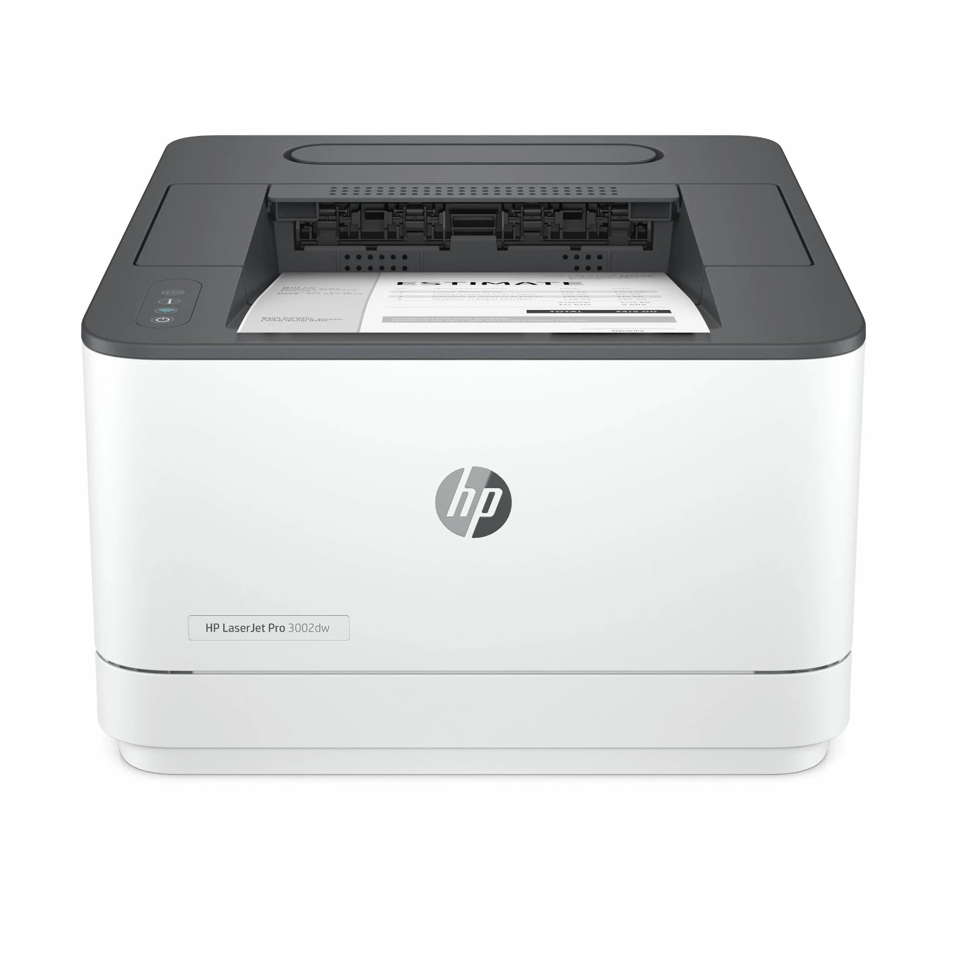 HP LaserJet Pro 3002dw 3G652F, Impresora Láser A4 Monocromo a Doble Cara automática (33ppm, Wi-Fi, Ethernet, USB 2.0, Procesador 800MHz, Memoria 256MB, Smart App) Blanca y Gris