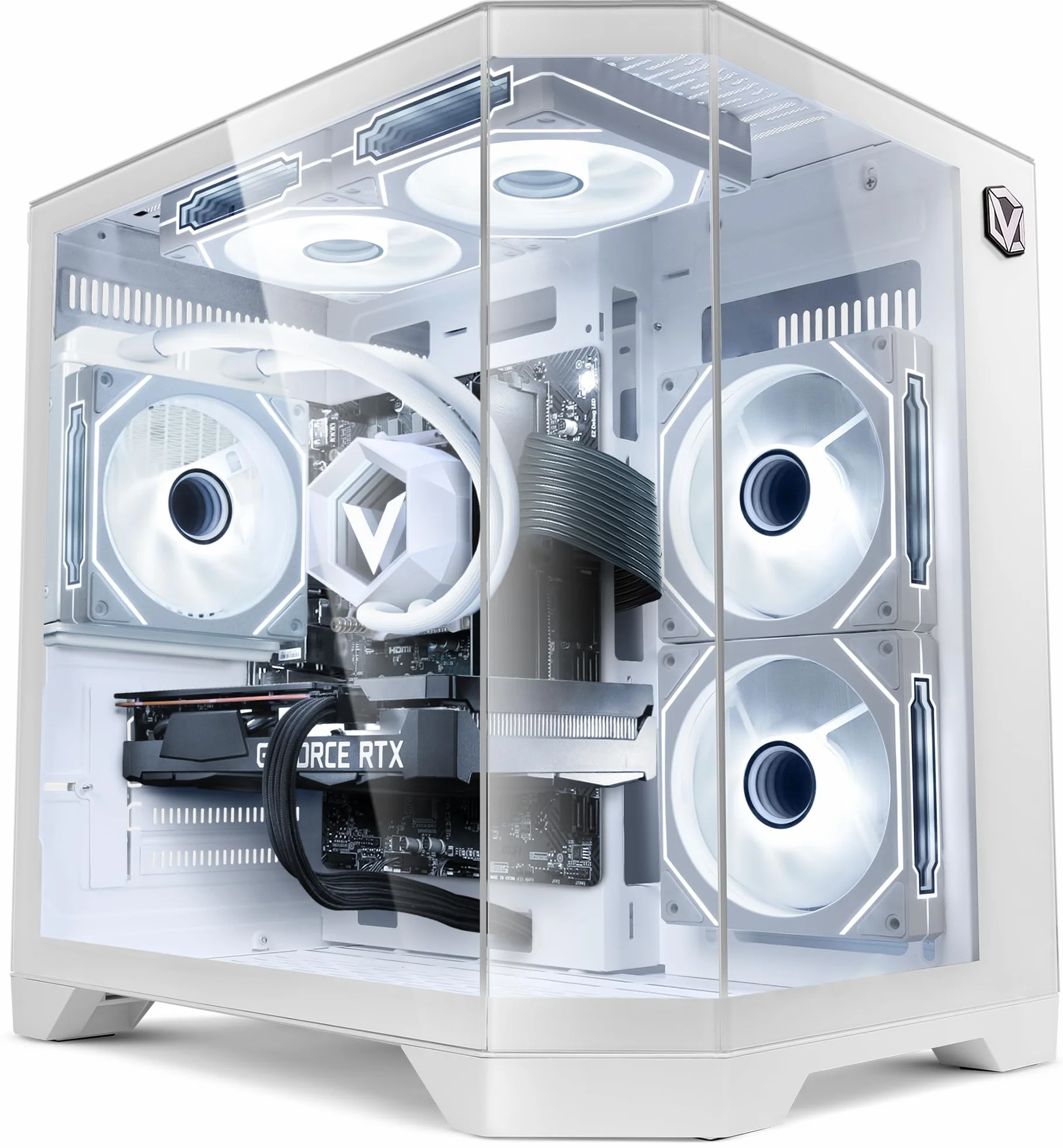 Vibox IV-590 PC Gaming • AMD Ryzen 7 5700X 8 Cores • Nvidia RTX 5060 Ti 8GB • 16GB RAM • 1TB SSD • Windows 11 • WiFi 6 + Bluetooth 5.4