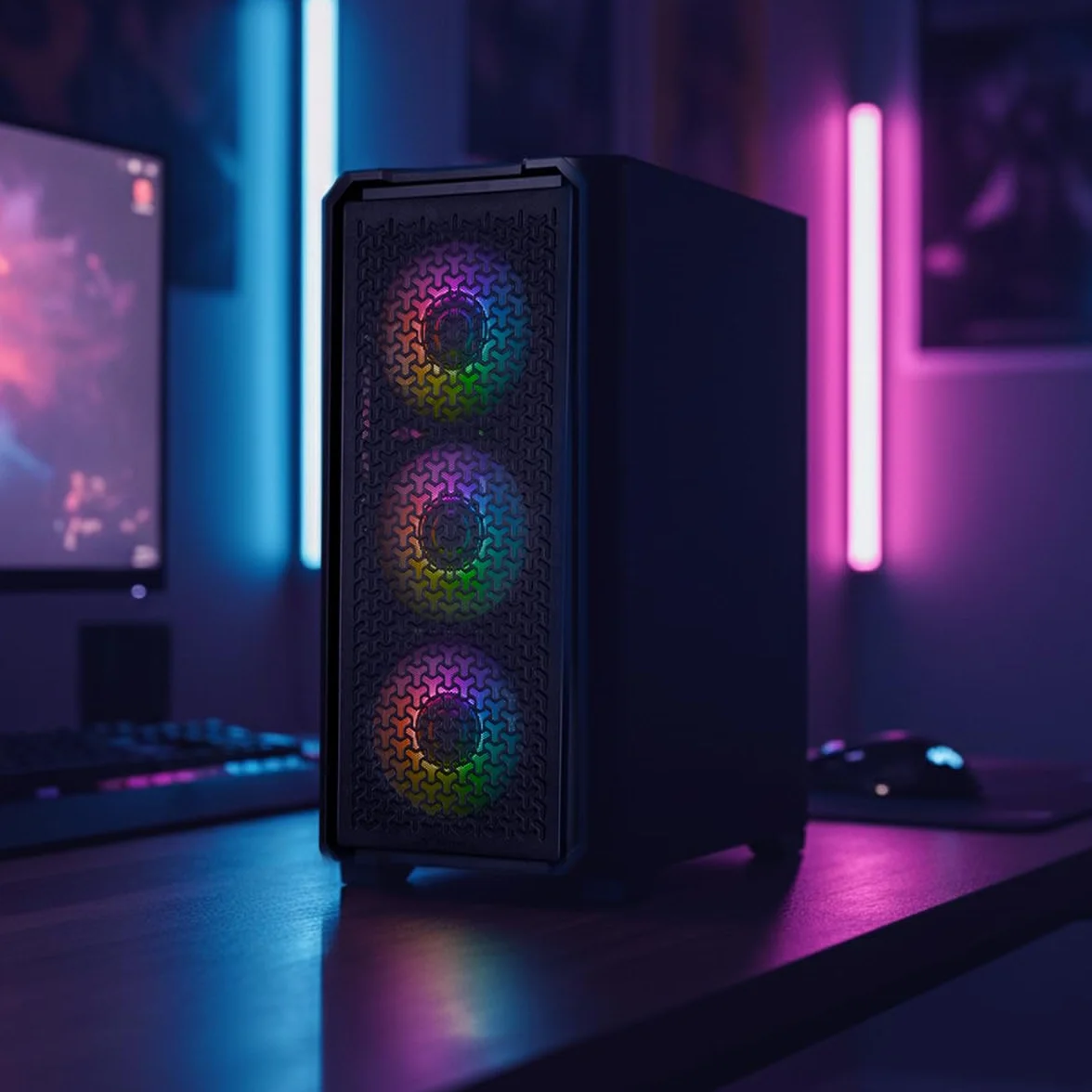 YEYIAN PC Gaming VR Esports AI Intel Core Ultra 5 225F 10 Cores a 4,9 GHz | NVIDIA GeForce RTX 5060 8GB GDDR7 | 32GB DDR5 6000Mhz | 1TB SSD Gen 4 | WiFi 6 + BT 5.3 | LAN 2.5 Go | Win 11 Pro