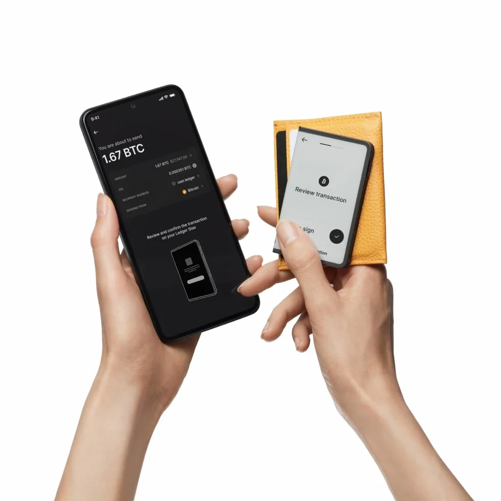 Ledger STAX - Signer Premium con Pantalla táctil para la gestión Segura de cripto - Diversifica y capitaliza Tus Activos con Estilo Desde la App Wallet