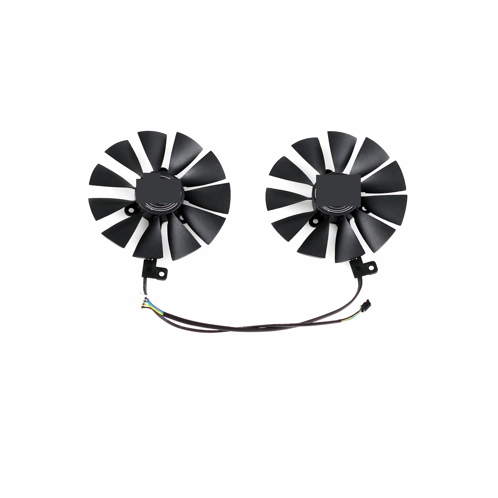 FDC10U12S9-C de 87MM para Ventilador refrigeración para ASUS para GeForce RTX 2080 2070 2060 Dual para OC avanzado para Enfriador Tarjetas gráficas para Juegos(Black 2-Fan)