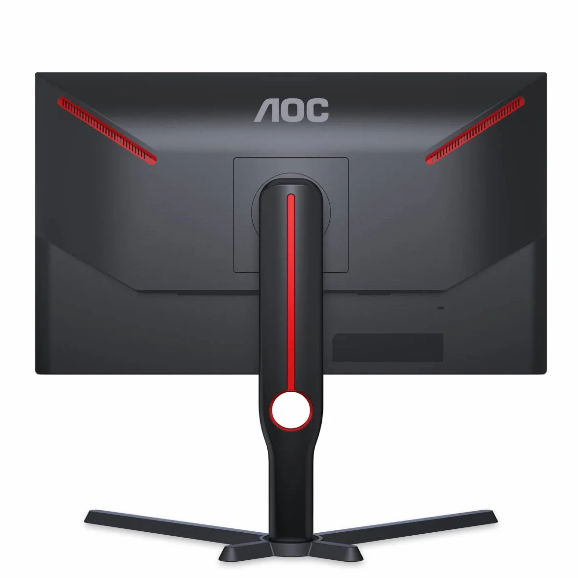 AOC Gaming 25G3ZM/BK - Monitor FHD de 25", 240 Hz, 0.5 ms MPRT, Plano, FreeSync Premium, Ajustable (VA, 1920x1080, HDMI 2.0 x 2, DisplayPort 1.2 x 1, Headphone out (3.5mm)) negro/rojo