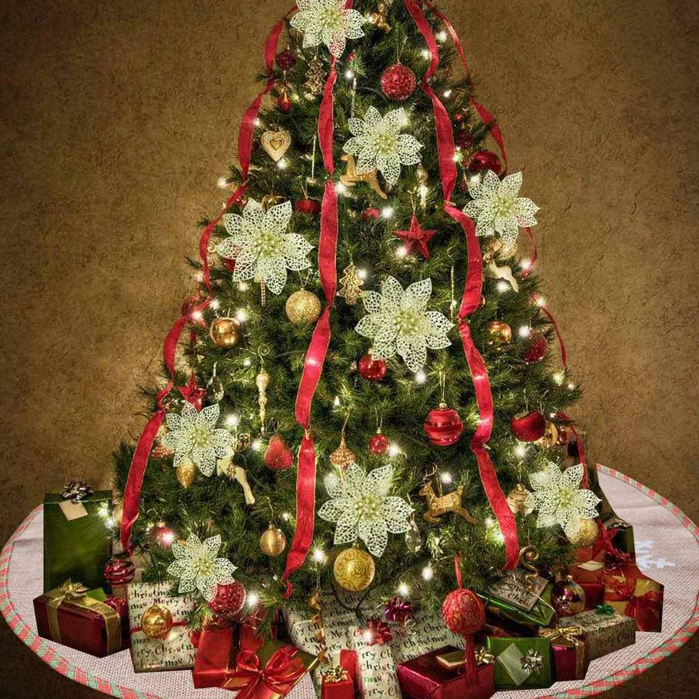 Tela navideña para base de árbol 75 cm