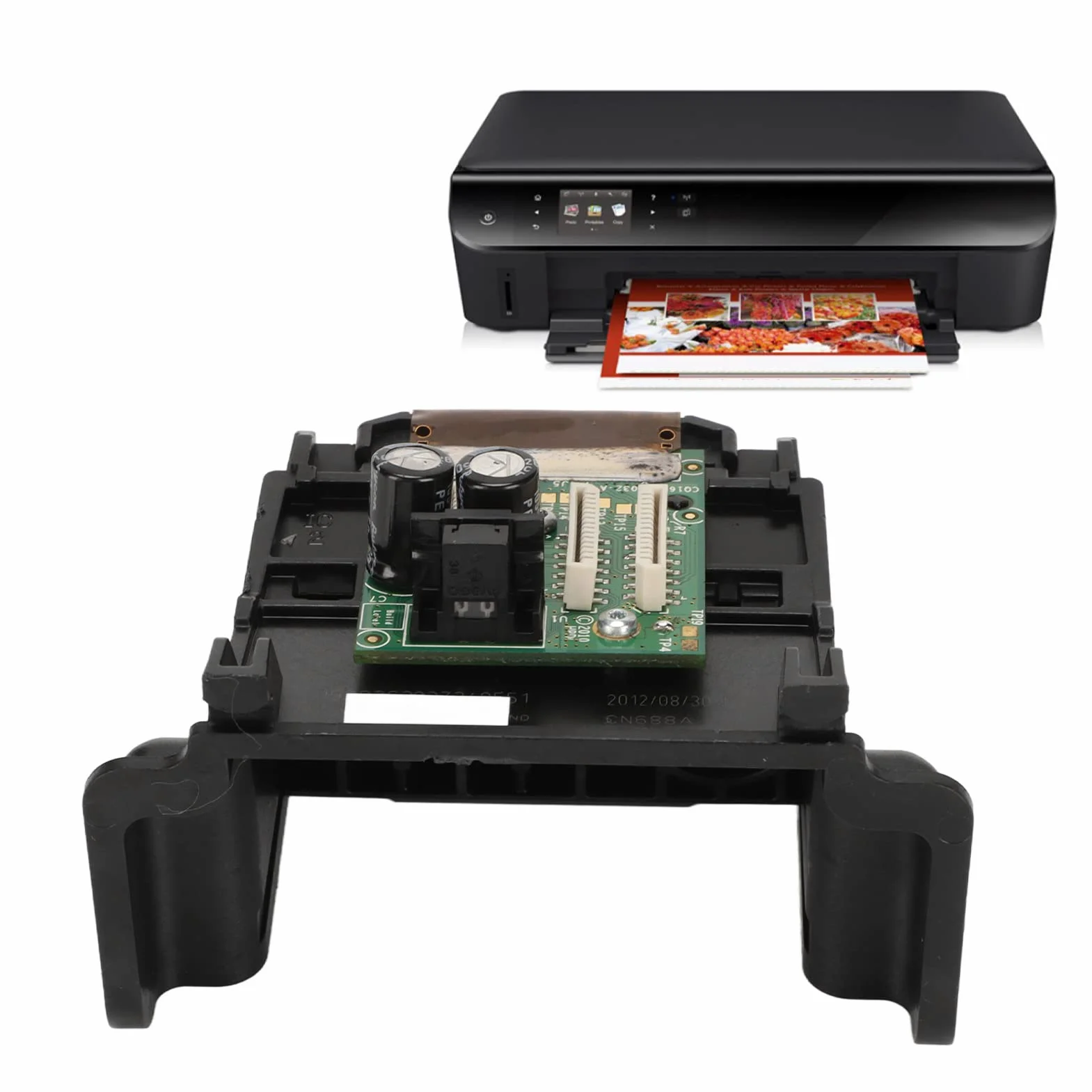 Cabezal de Impresión, Cabezal de Impresora de Repuesto, para Impresoras HP Deskjet 3070 3520 5525 4620 5520 5510 4615
