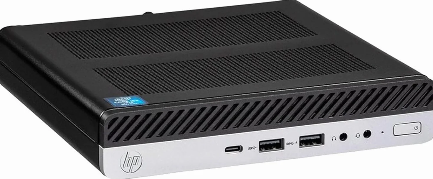 HP EliteDesk 800 G4 PC Mini Ordenador Intel i5-8400T RAM 16 GB DDR4 SSD 240 GB Windows 11 Profesional (recondicionado)