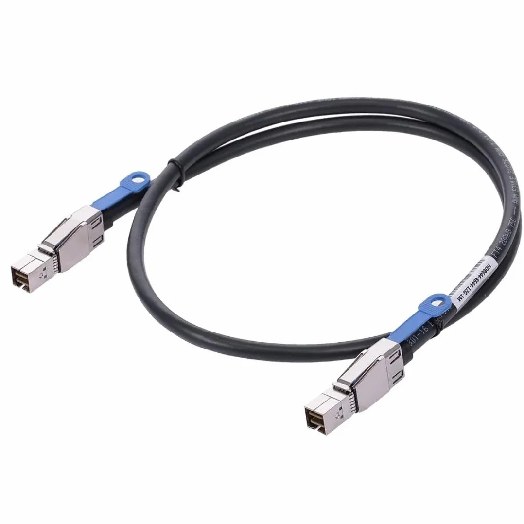 JSER Xiwai externo Mini SAS HD SFF 8644 a Mini SAS alta densidad HD SFF 8644 servidor de datos RAID Cable 50cm 12Gbps