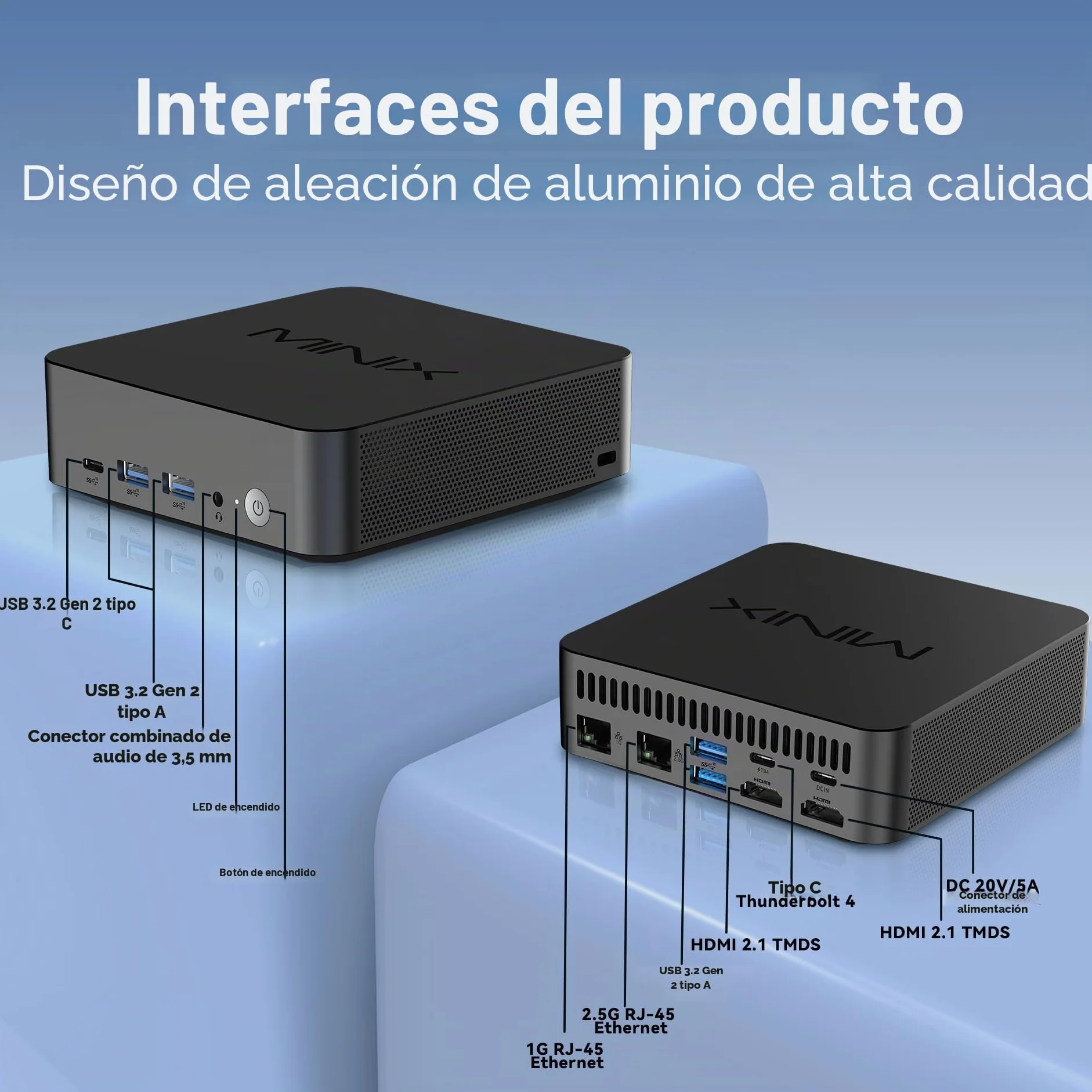 MINIX NGC N512 PC Windows 11 Pro, Intel i5-12600H 512GB M.2 PCIe 4.0 x 4 SSD 16GB DDR5 Micro Desktop Computer, Quad Display/TB4 (8K) /2xHDMI/USB-C/Dual LAN, for Business Home Office Multi-Tasking