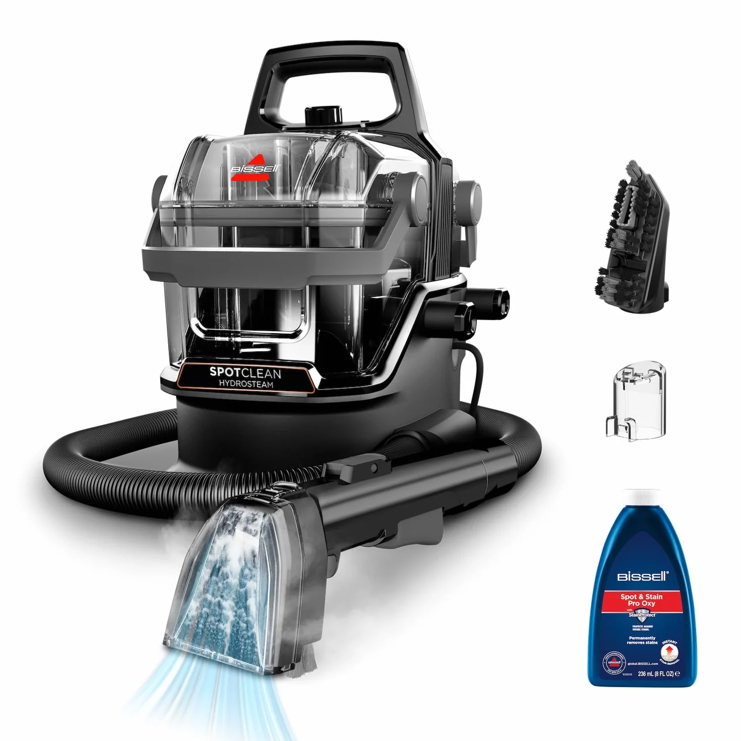 BISSELL SpotClean HydroSteam Aspiradora de Agua Tapicería 1000W 3689N