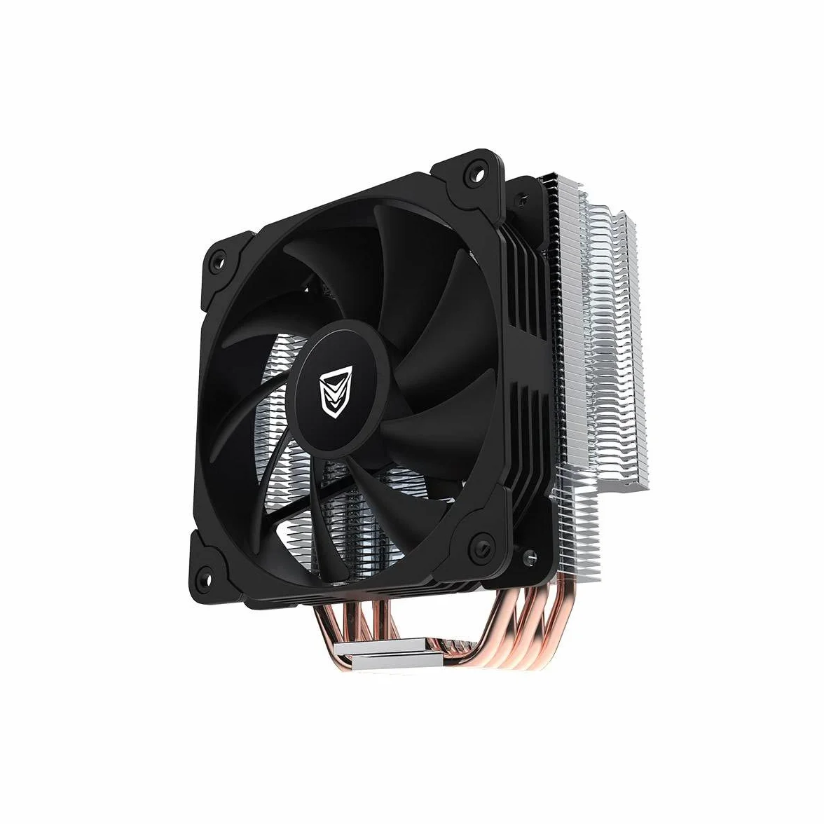 Nfortec Vela X disipador CPU aire 150W TDP ventilador 1700RPM cobre aluminio PWM 4pin negro