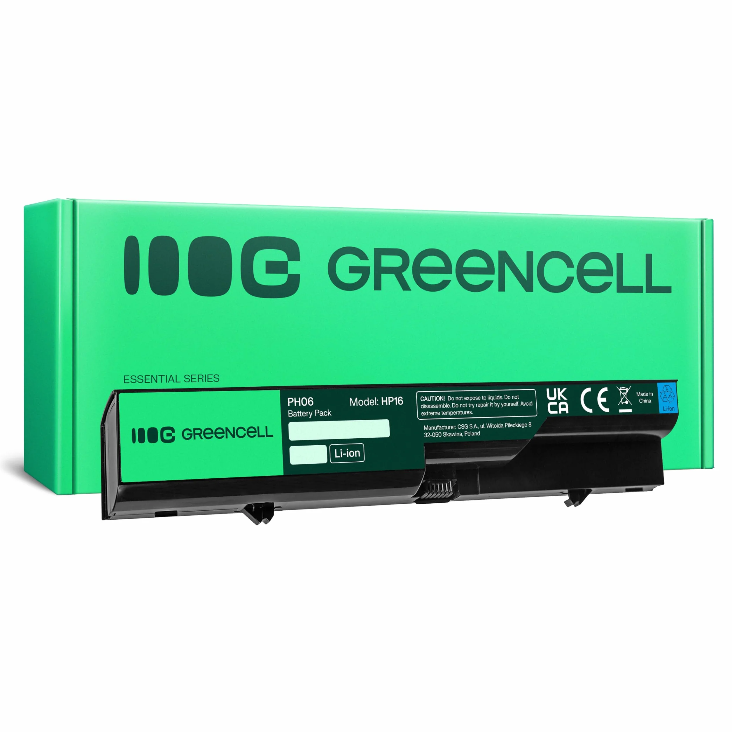 Green Cell PH06 PHO6 593572-001 HSTNN-LB1A HSTNN-IB1A Batería para Portátil HP ProBook 4520s 4320s 4320t 4321s 4326s 4420s 4421s 4425s 4525s HP 420 421 425 620 625 Compaq 420 425 525 620 621 625