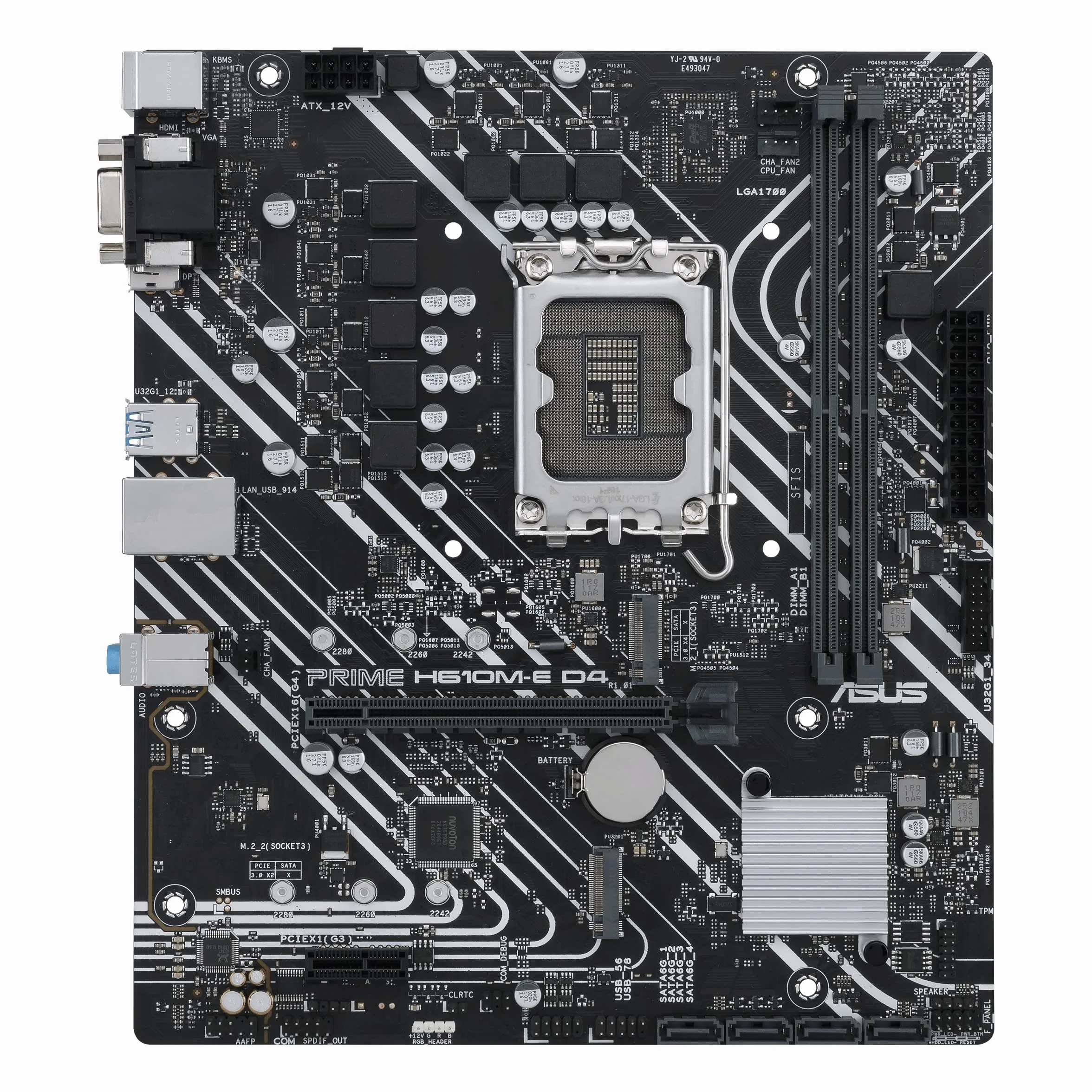Asus Placa Base Prime h610m-e CSM d4