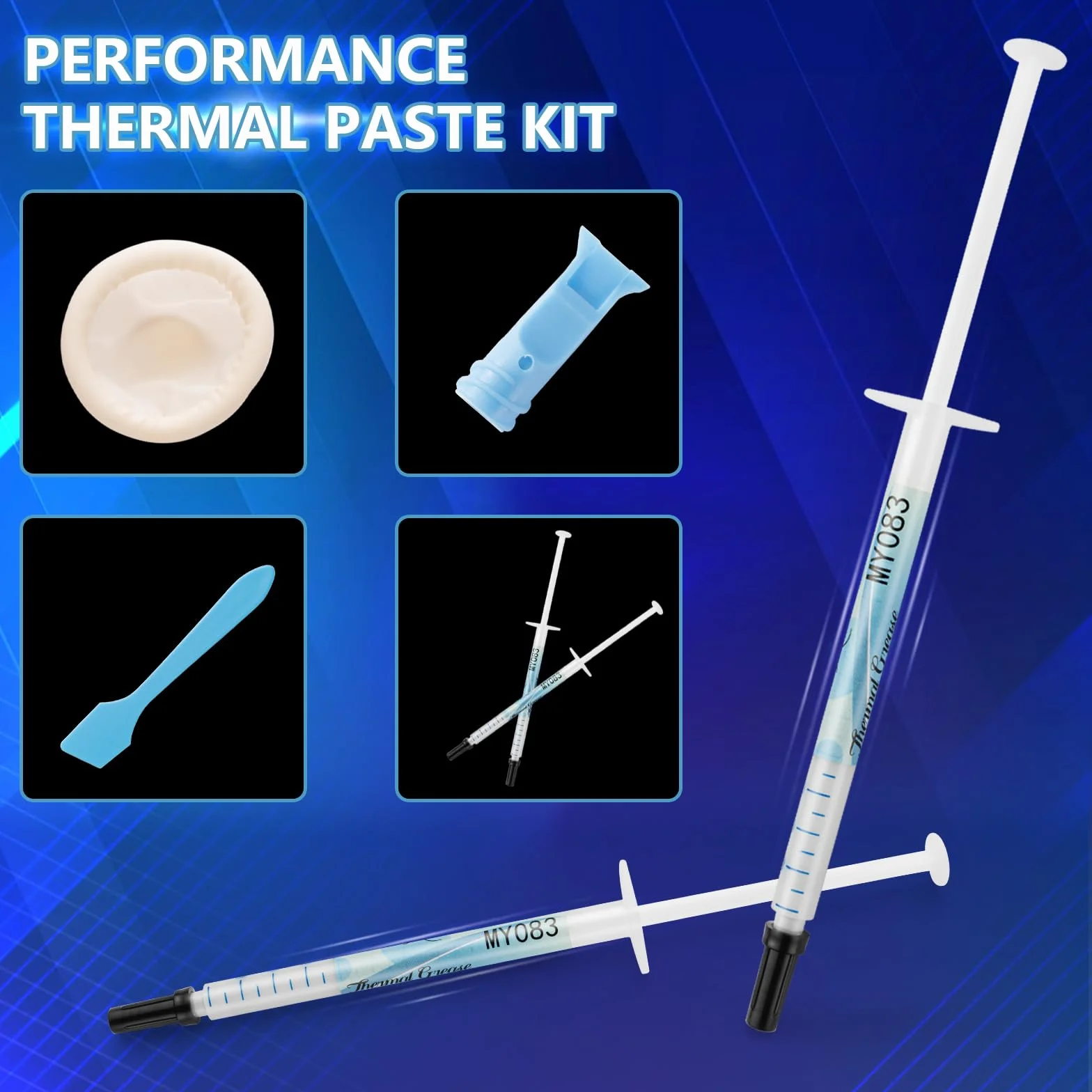 MY083>8.3 W/MK 10PCS(1PCS-1g) Pasta Termica Pasta térmica Thermal Paste Eléctricamente no conductivo for PC CPU GPU