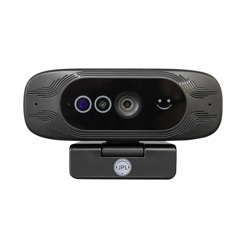 JPL Cámara web, Vision Access, Plug & Play, 1080p, HD, compatible con Windows Hello, cubierta de lente de privacidad incorporada, adaptador USB-A a USB-C incluido (ideal para usar donde la seguridad d