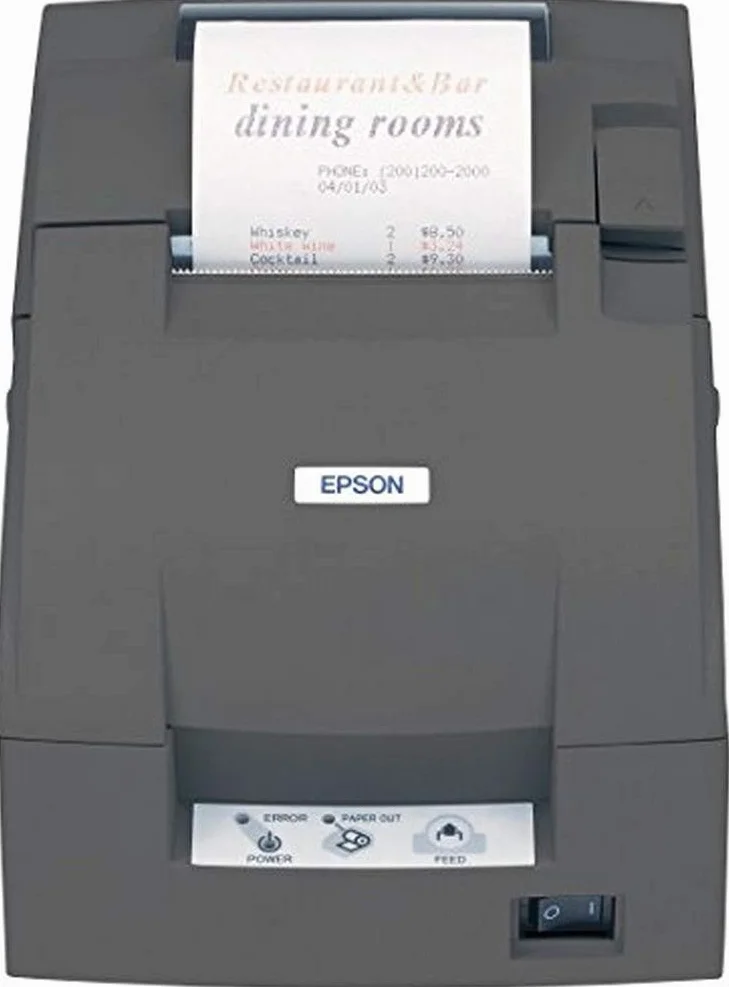 Epson TM-U220B (057BE) Matriz de punto - Terminal de punto de venta (Matriz de punto, 16 carácteres por pulgada, Negro, 64 dB, 83 mm, 76 mm)