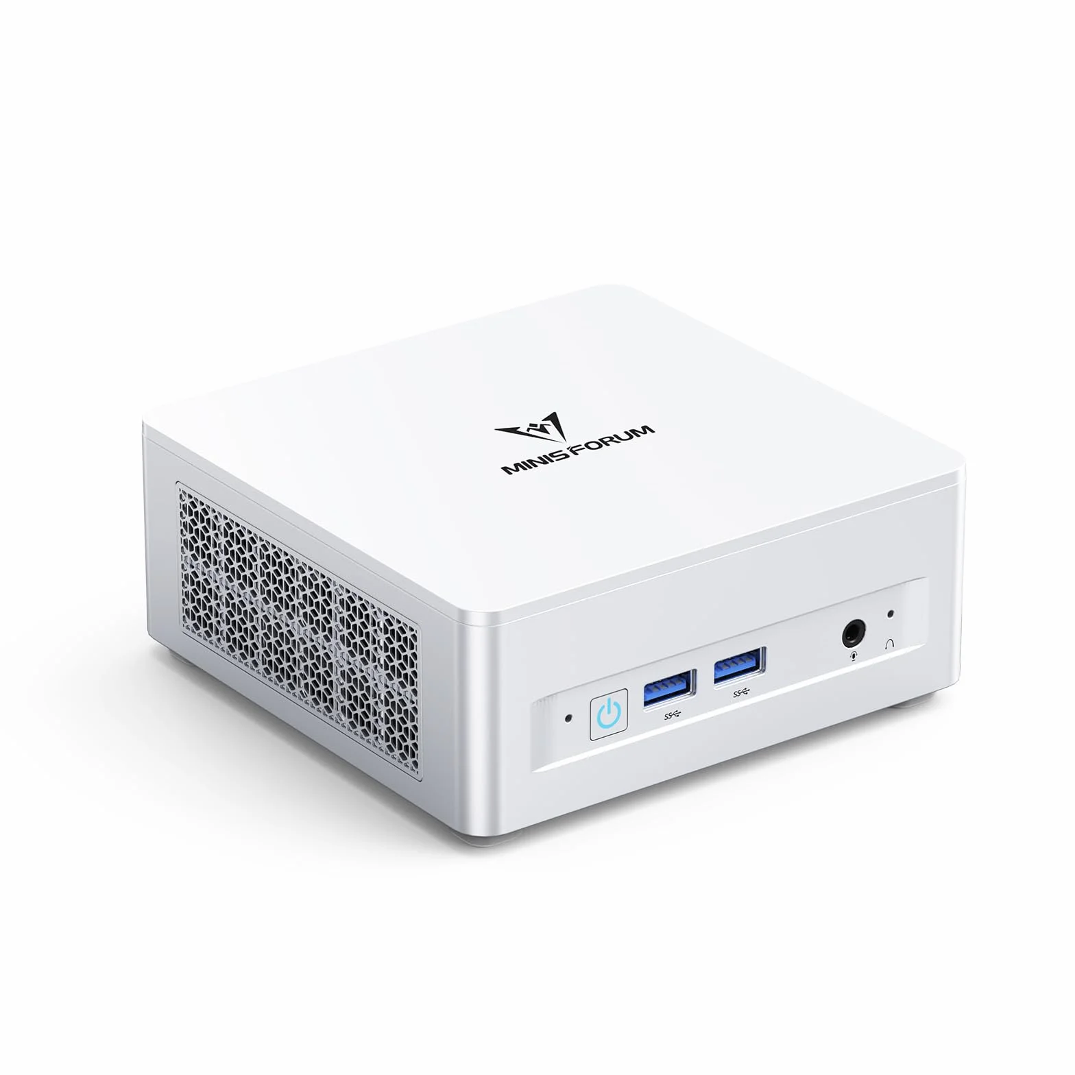 MINISFORUM Mini PC UM880 Plus con AMD Ryzen 7 8845HS (8C/16T, hasta 5,1 GHz),Mini computadora Radeon 780M, 32GB DDR5, 1TB PCIe4.0 SSD, OCuLink, 5 Puertos USB, Triple Pantalla con HDMI+DP+USB4, Wifi6e