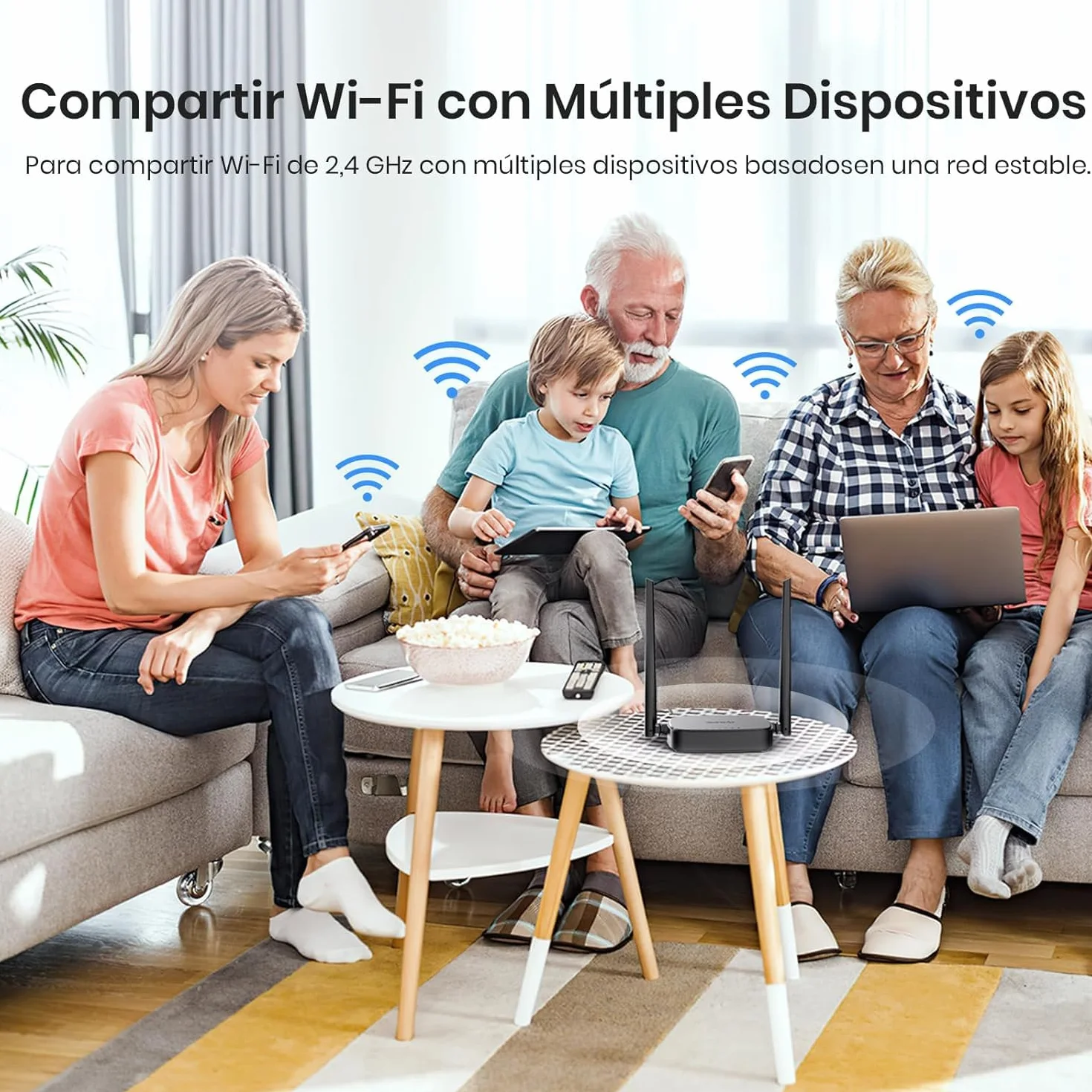 Tenda 4G03 Pro - Router 4G SIM, Wireless LTE CAT4, Router 4G con Tarjeta SIM Velocidad hasta 300Mbps, Plug&Play, LAN/WAN Ethernet Port, Charge with Powe Bank, Compatible con múltiples operadores