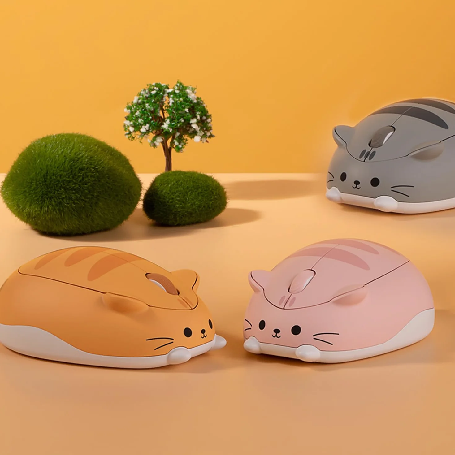 Akko Ratón Inalámbrico Gato Rosa Bluetooth Clic Silencioso Tri-Mode 3200 dpi | Lindo ratón gato, clic silencioso, Bluetooth 3.0/5.0 y receptor inalámbrico USB-A para ordenador portátil y escritorio