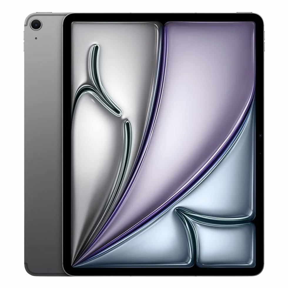 Apple 2024 iPad Air (13-Pulgadas, Wi-Fi + Cellular, 128GB) - Gris Espacial (Reacondicionado)