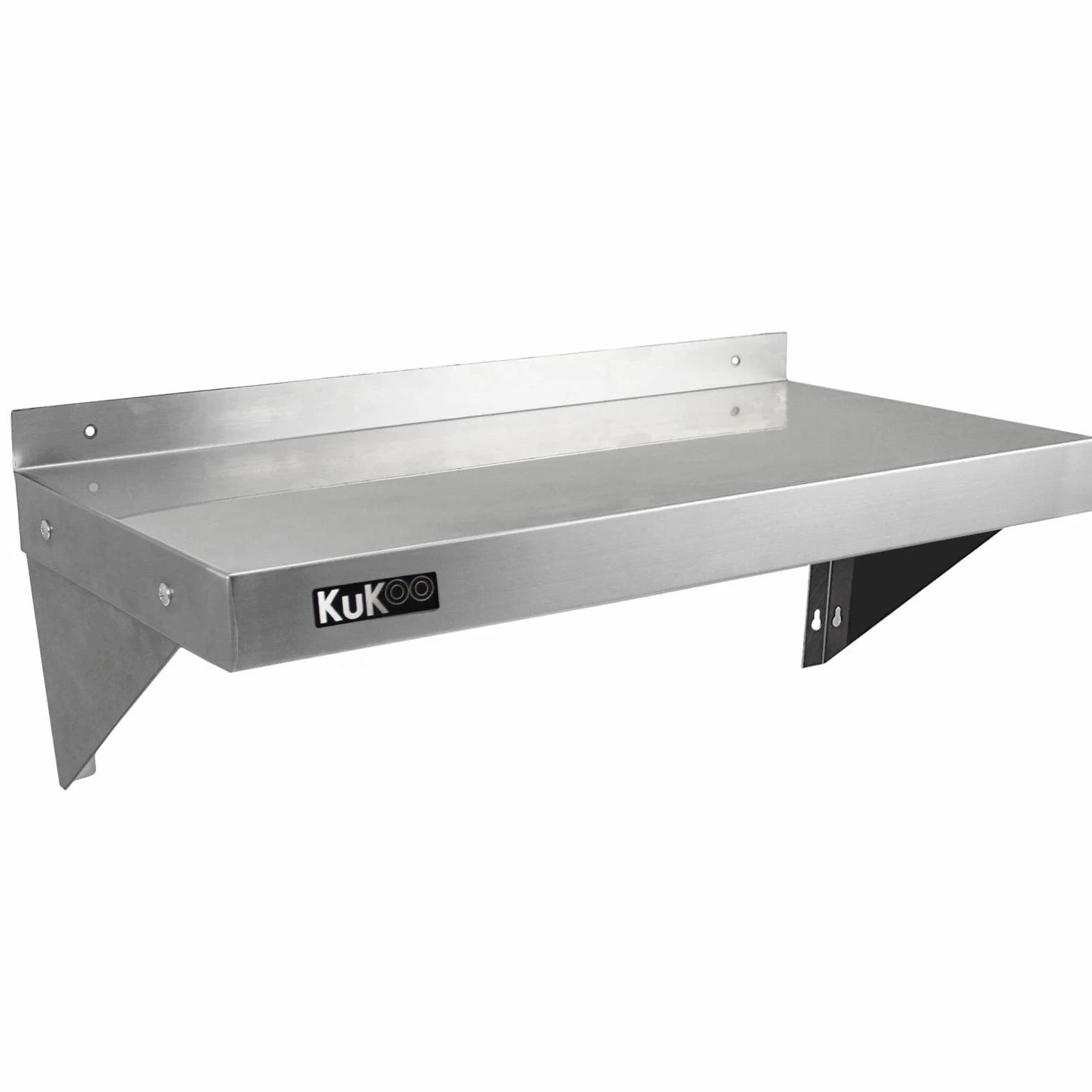 KuKoo Estante de Pared para Cocina 90cm x 30cm Baldas Repisas Acero Inoxidable Almacenamiento Cocinas Comerciales