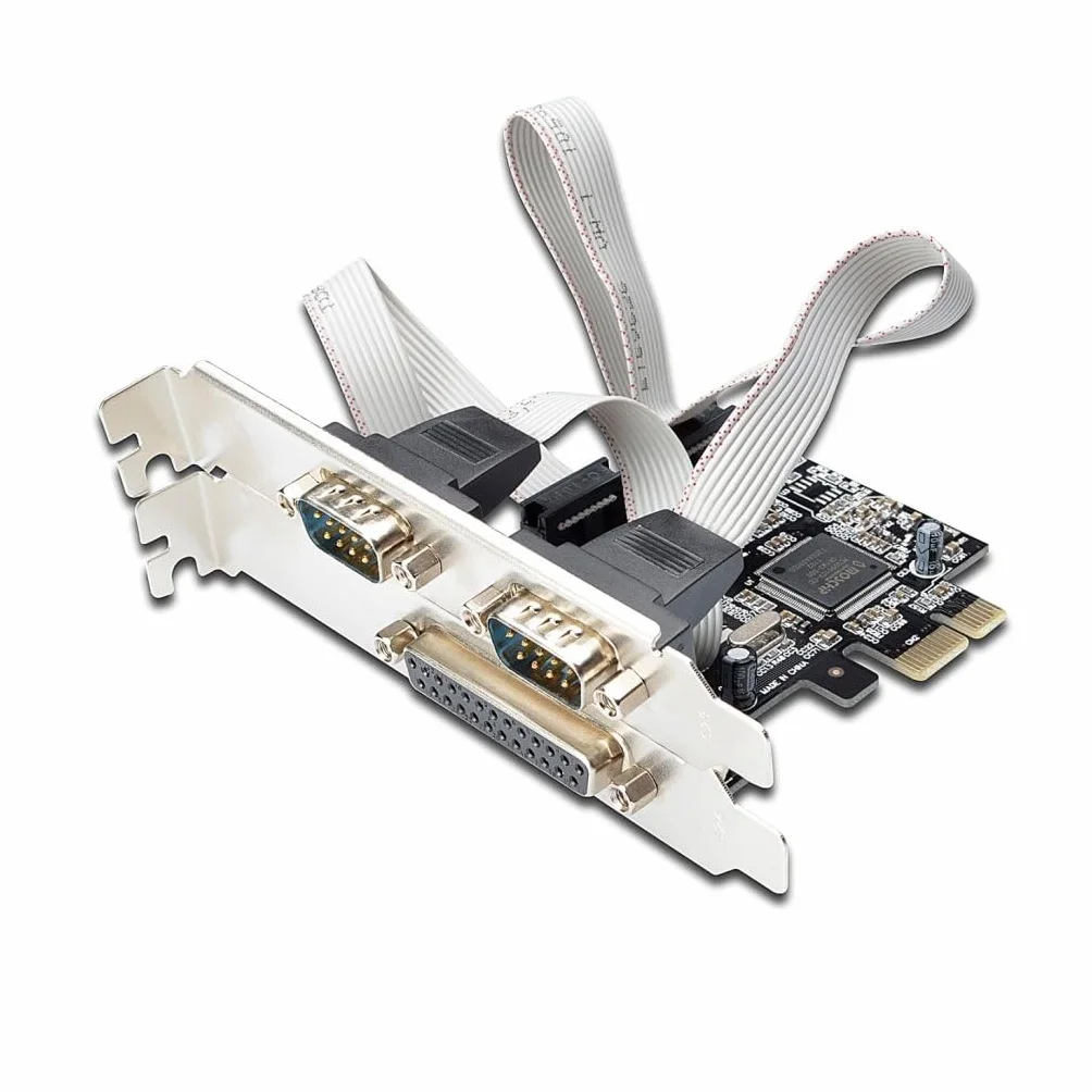 Ewent EW1158 Tarjeta y Adaptador de Interfaz Paralelo, De Serie, VGA Interno