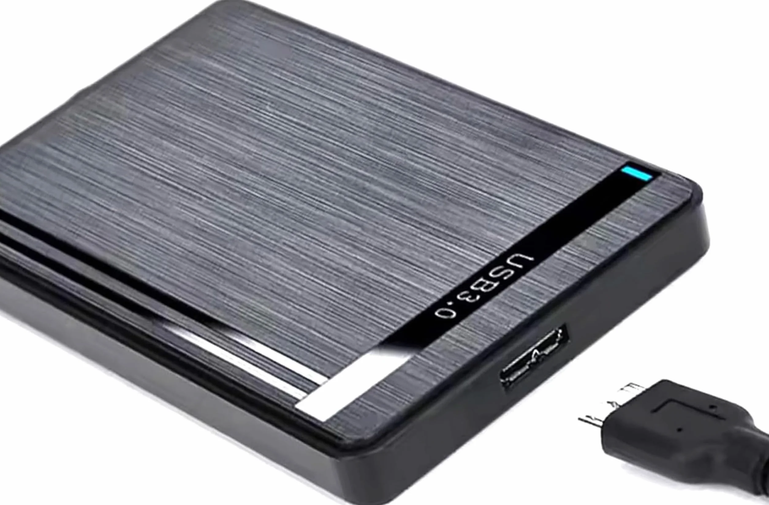 Disco Duro Externo SSD 120GB 520Mb/s USB 3.0 Alta Velocidad 120GB 2.5" SATA Compatible con Todos los Sistemas Operativos y Consolas de Videojuegos y TV + Carcasa y Cable USB 3.0 51SSD120_