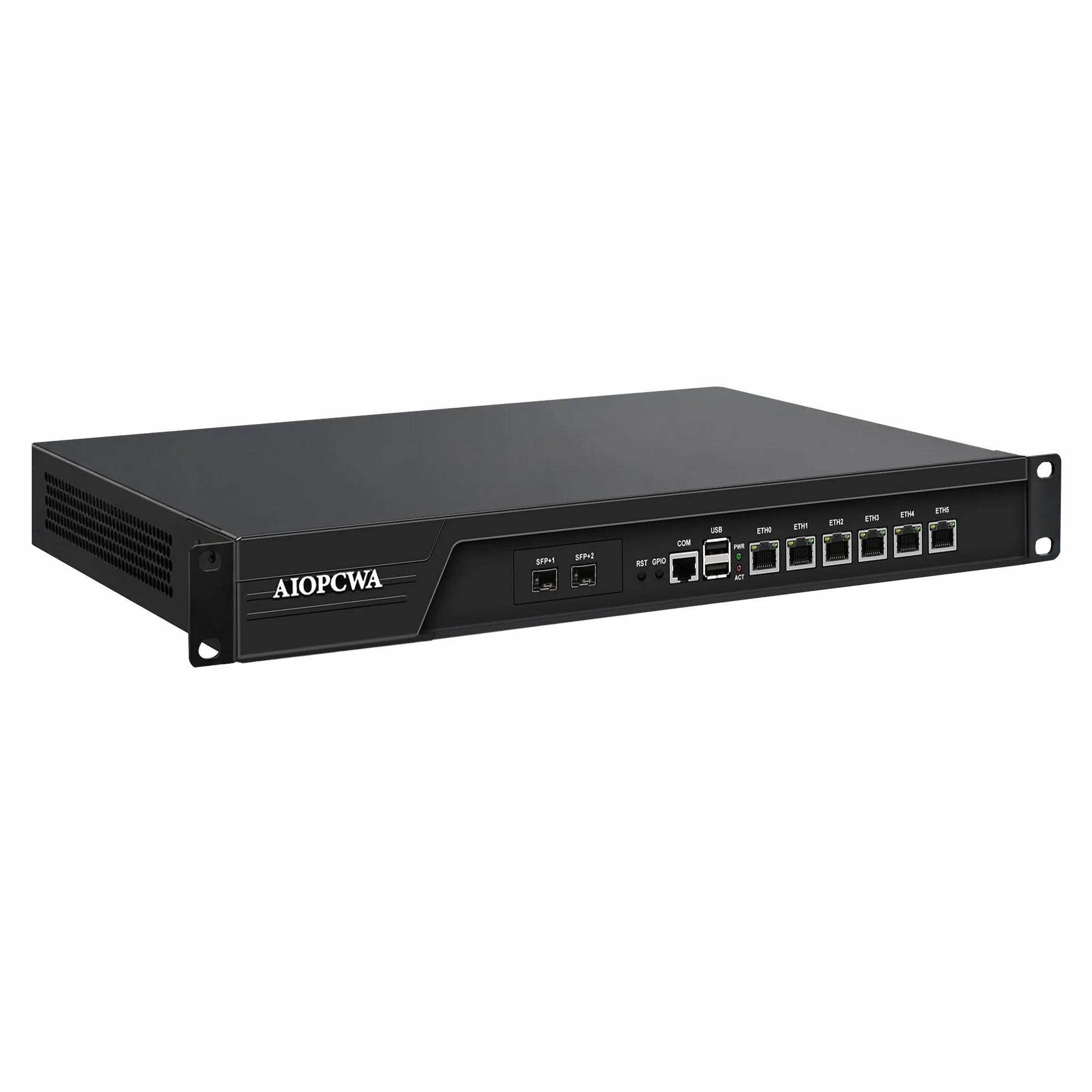 1U Firewall Appliance, 2 x 10GbE 82599ES SFP+, 6 x i226-V 2.5GbE LAN, Core i7 3520M, 19" Rackmount OPNsense Router, Homelab Server, VGA, COM, AES-NI, 8GB RAM 256GB SSD