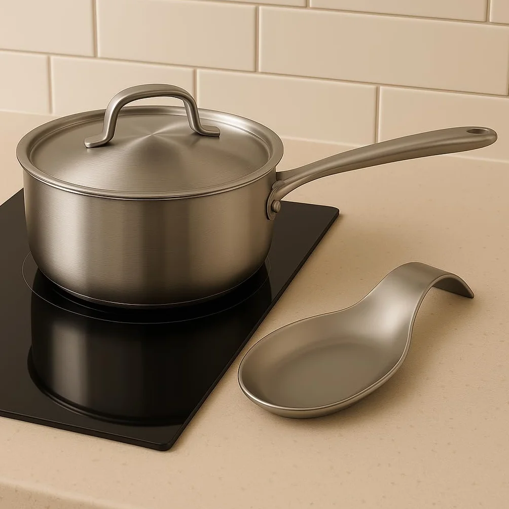 Reposacucharas de Cocina de Acero Inoxidable Soporte para Utensilios