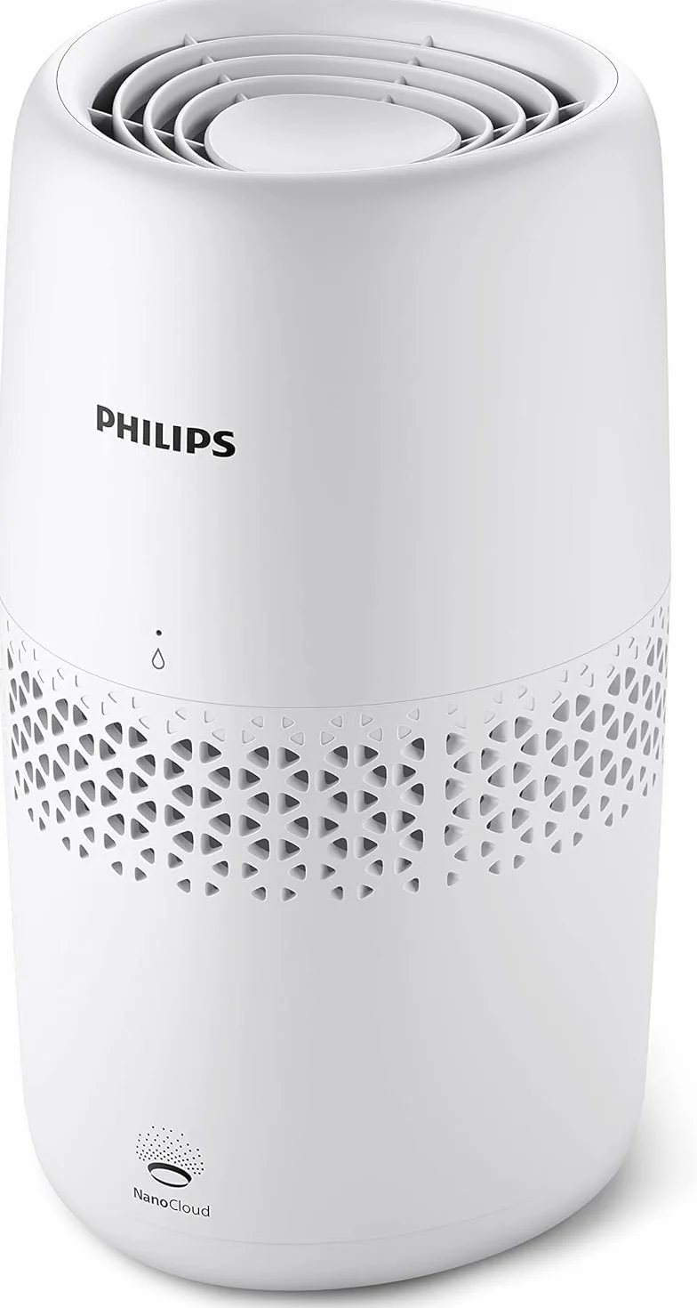Philips Serie 2000 Humidificador de aire NanoCloud Depósito 2L 31㎡ Modo Silencioso Blanco HU2510/10