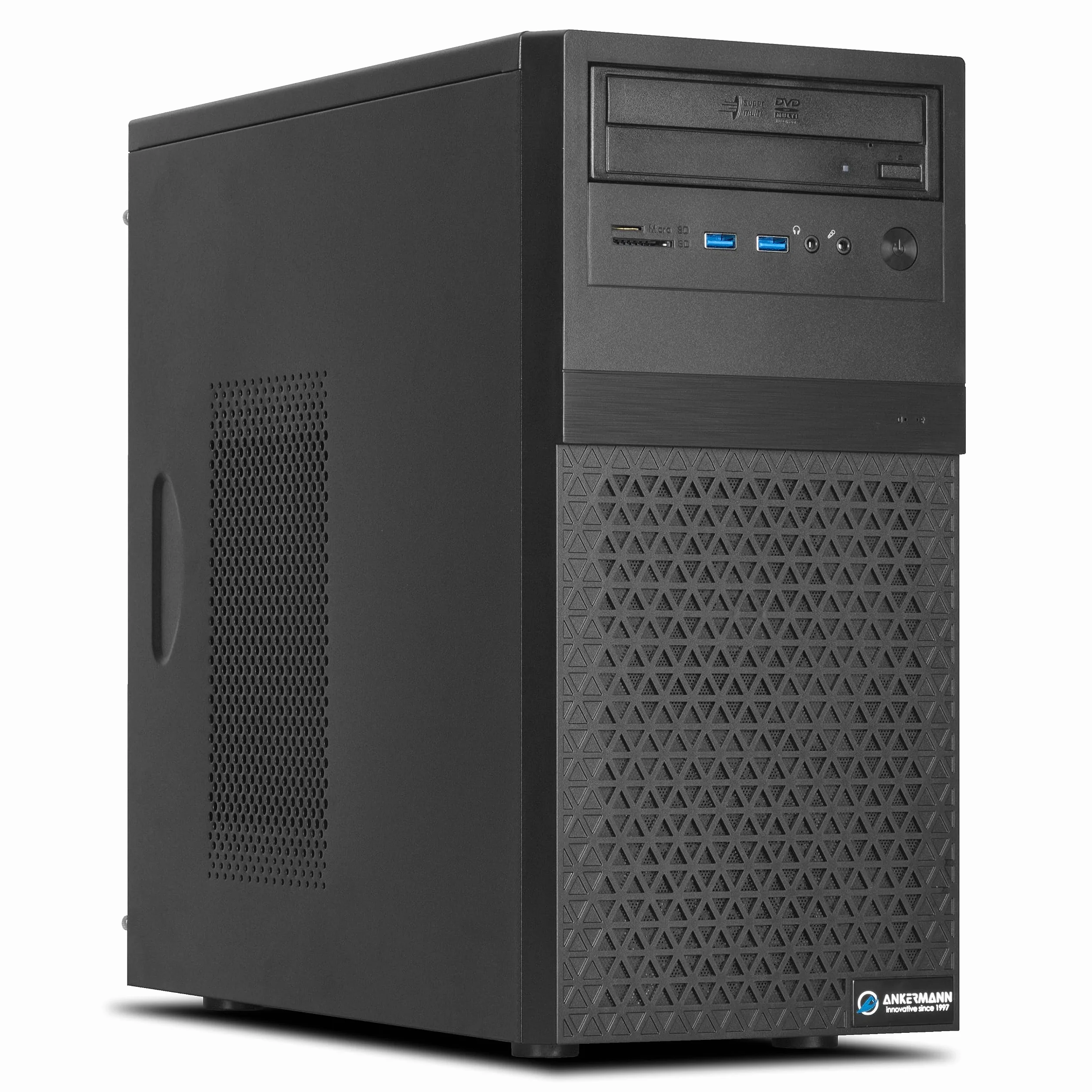 Ankermann Business Office Work V1 | Intel Core i5-10400F | Nvidia GeForce GT 730 4GB | 16GB RAM | 480GB NVMe SSD | Windows 11 | WiFi | MS Office 2024