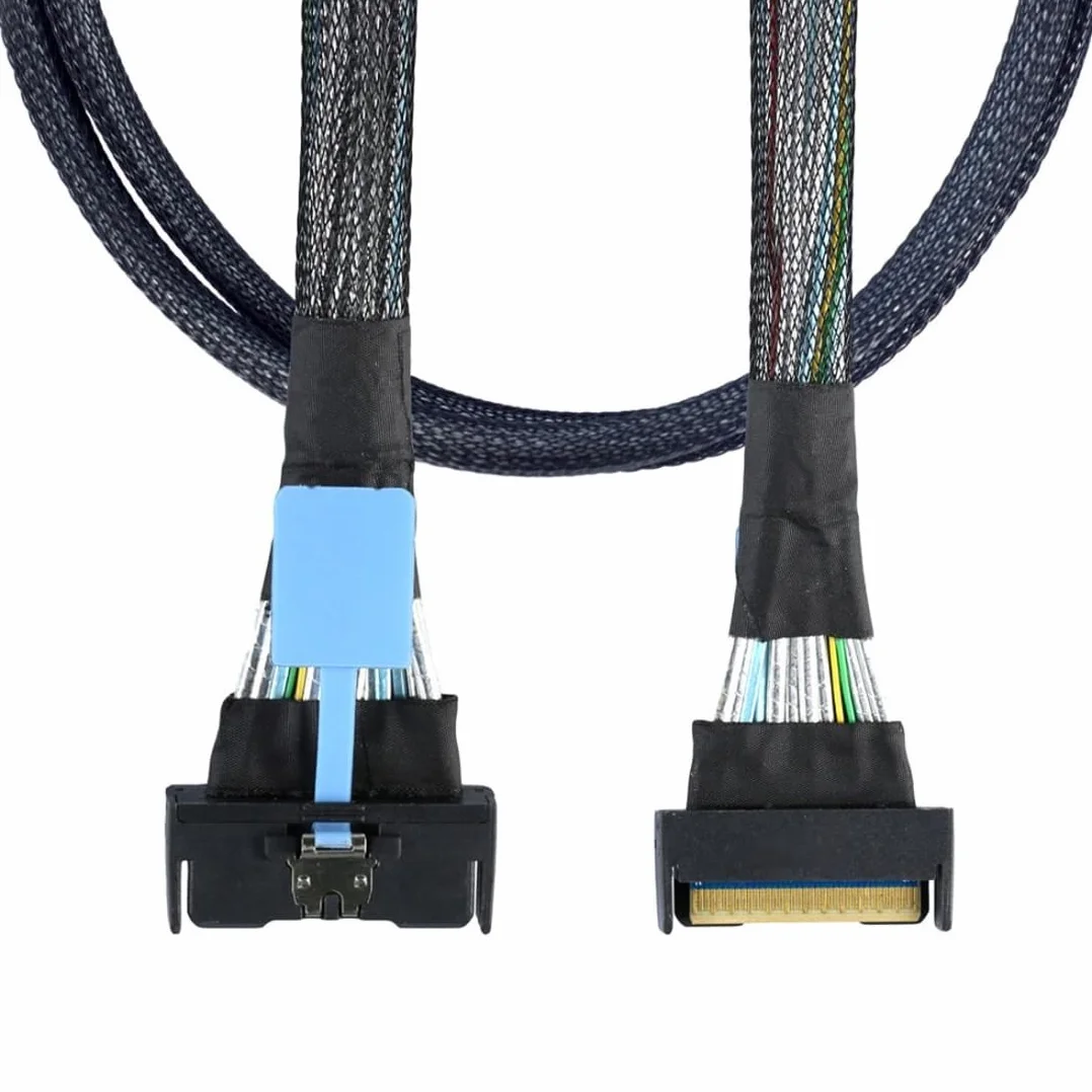 ChenYang 80cm SFF-8484 SAS 32Pin 4i a SFF-8087 Mini SAS 4i 36Pin Cable servidor Raid Cable