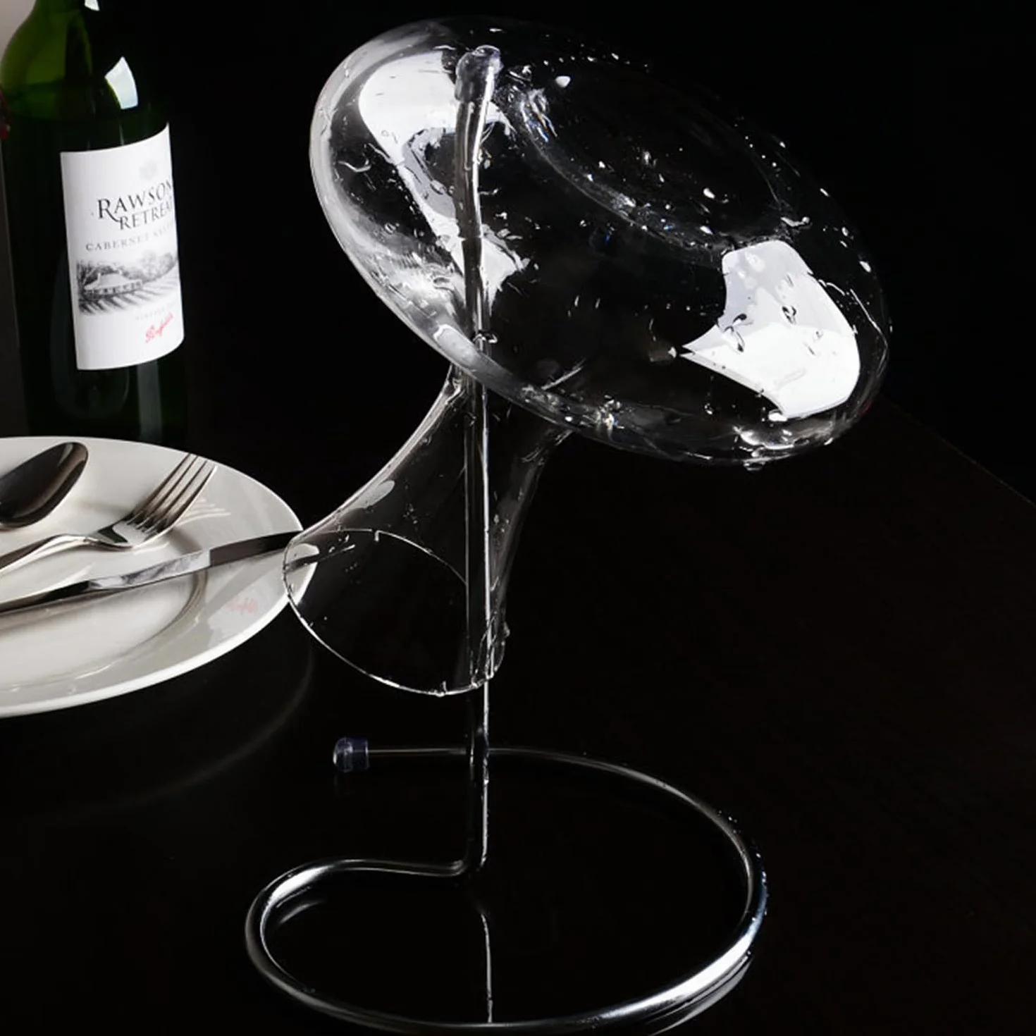 Soporte Goteo Portabotellas Inox Seco para Secar Botellas de Vino
