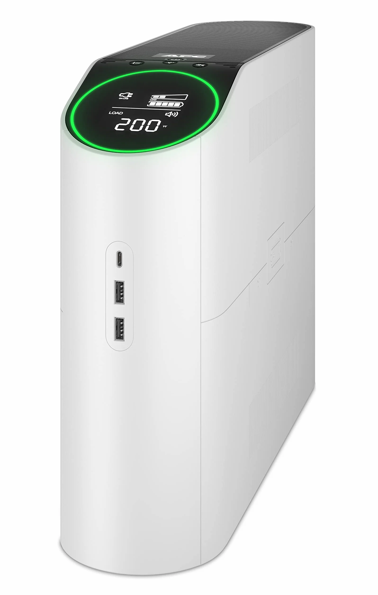 APC Gaming Sistema de alimentación ininterrumpida Back UPS Pro, 2200VA/1320W, Torre, 230V, 4X Tomas Schuko y 2X IEC C13, Luces RGB, Onda sinusoidal Pura