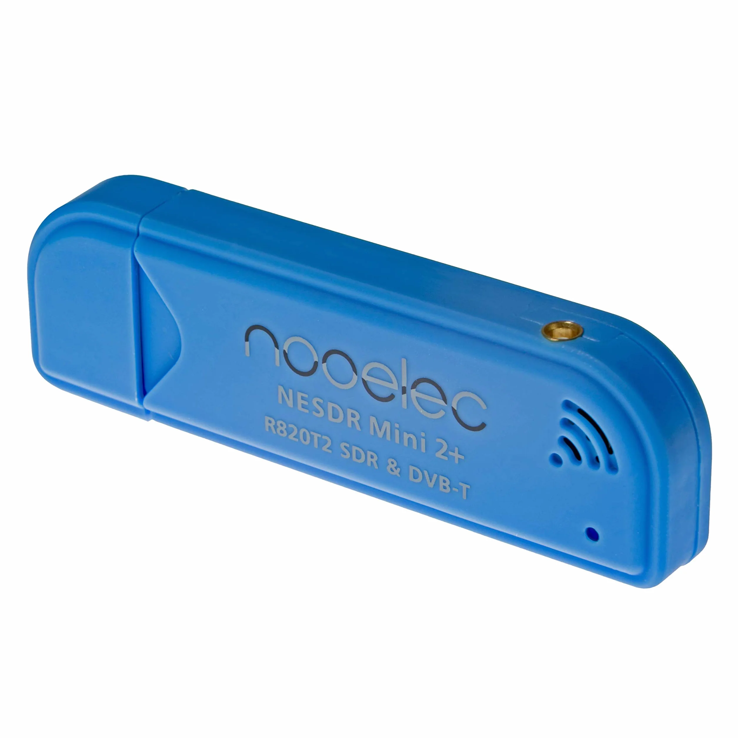 Nooelec NESDR Mini 2+ 0.5PPM TCXO RTL-SDR y ADS-B Juego de Receptor USB con Antena, Montaje y Adaptador SMA Hembra. Sintonizador RTL2832U y R820T2. Radio definida por Software de bajo Costo
