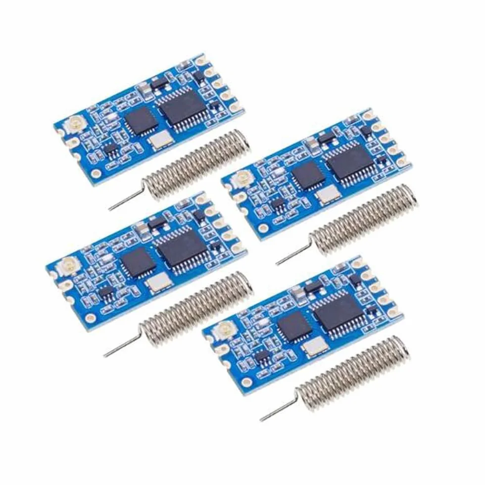 4 módulos de puerto serie HC-12 SI4438 SI4463 (SI4438)