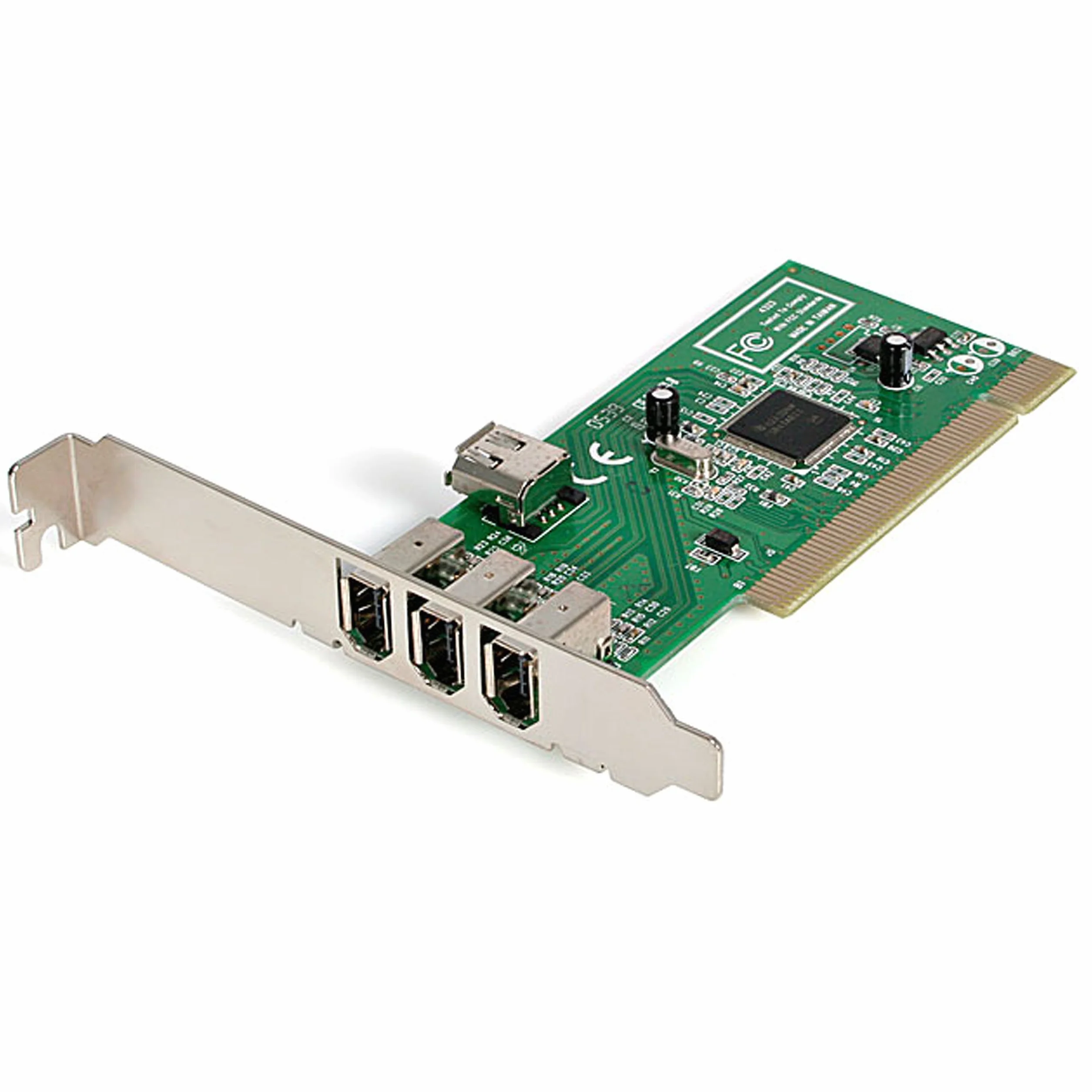 StarTech.com Adaptador Tarjeta Controladora FireWire 400 PCI 4 Puertos Chipset TI 3 Ext 1 Int - 4x FW 6 pines Hembra - IEEE 1394a