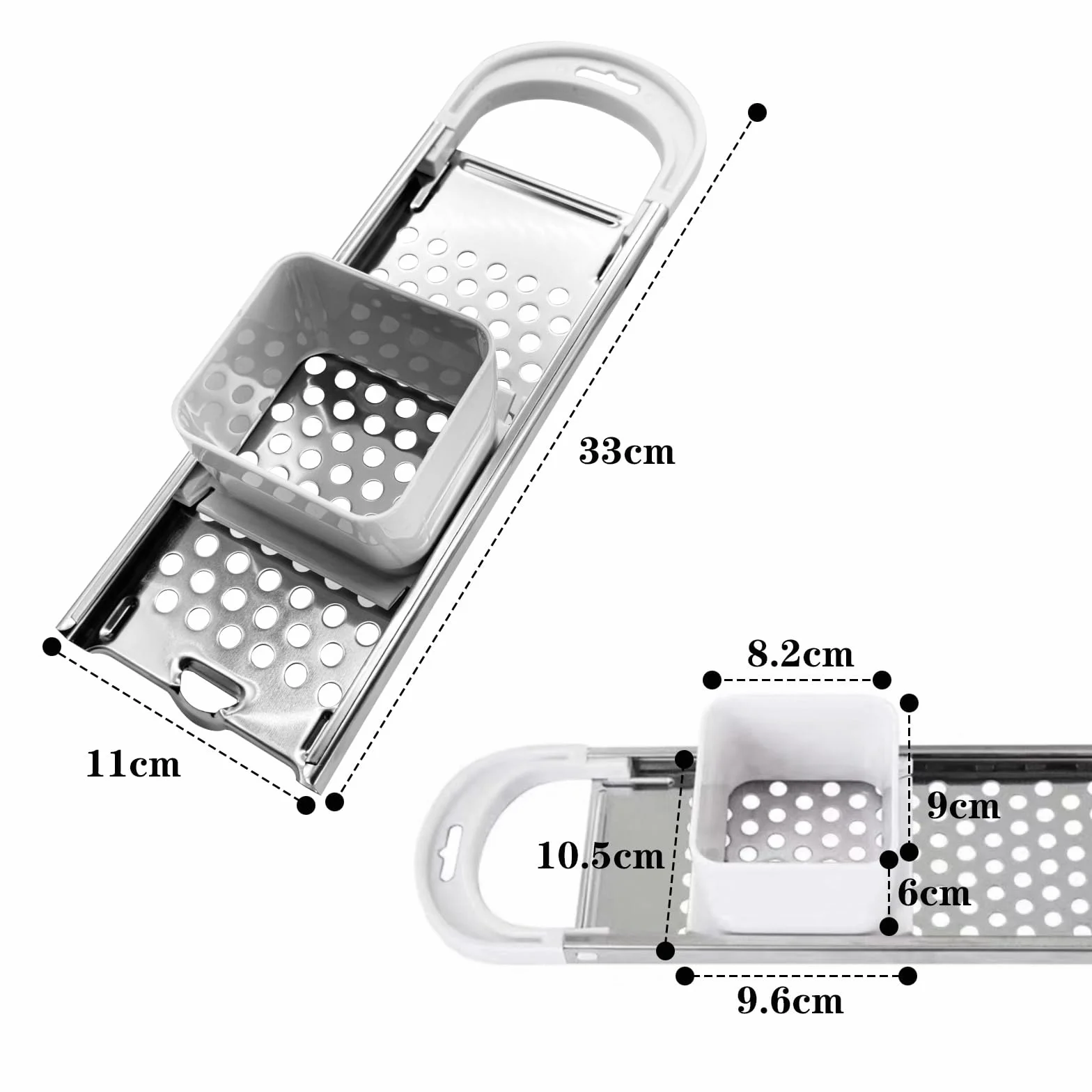 Rallador de Spätzle Acero Inoxidable, Prensa Alemana para Fideos, Apto Lavavajillas, Fabricante de Spätzle con Empujador de Seguridad