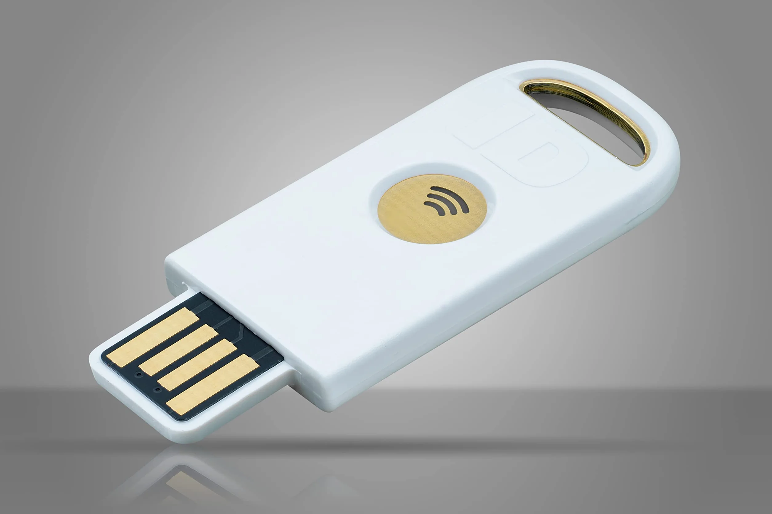 Identiv uTrust FIDO2 USB-A NFC+ llave de seguridad (FIDO2, U2F, PIV, TOTP, HOTP, WebAuth)
