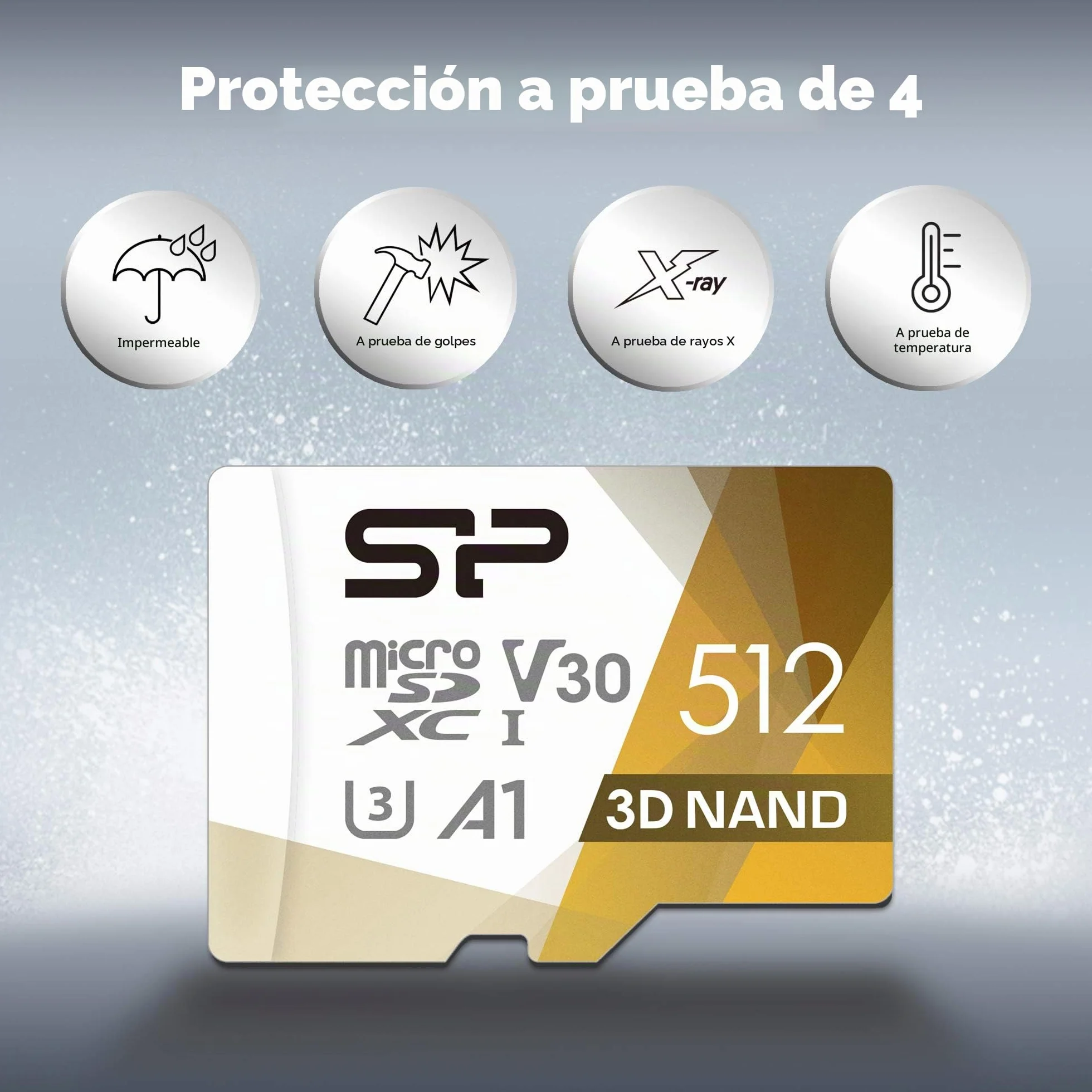 Silicon Power 512GB Superior Pro microSDXC UHS-I (U3), V30 4K A1, High Speed MicroSD Card with Adapter