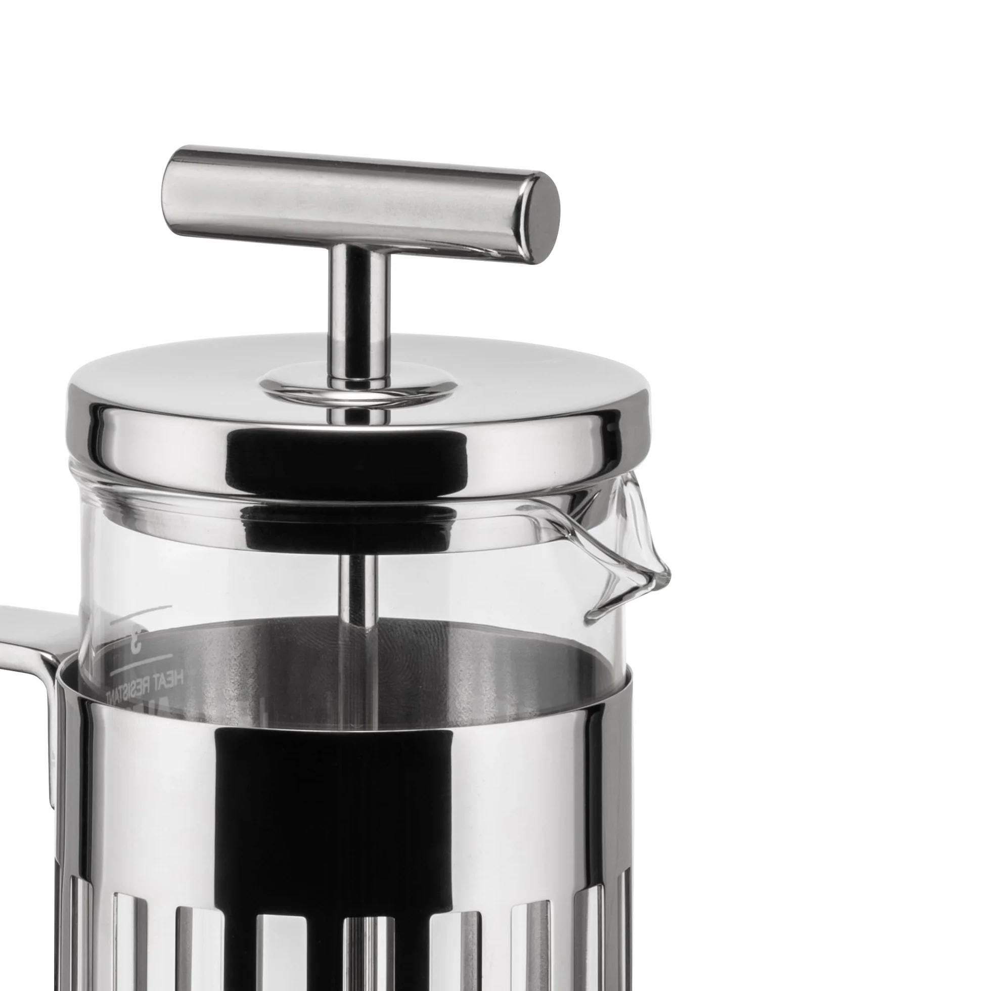 Alessi 9094/3 Cafetera de Acero Inoxidable 18/10 3 Tazas
