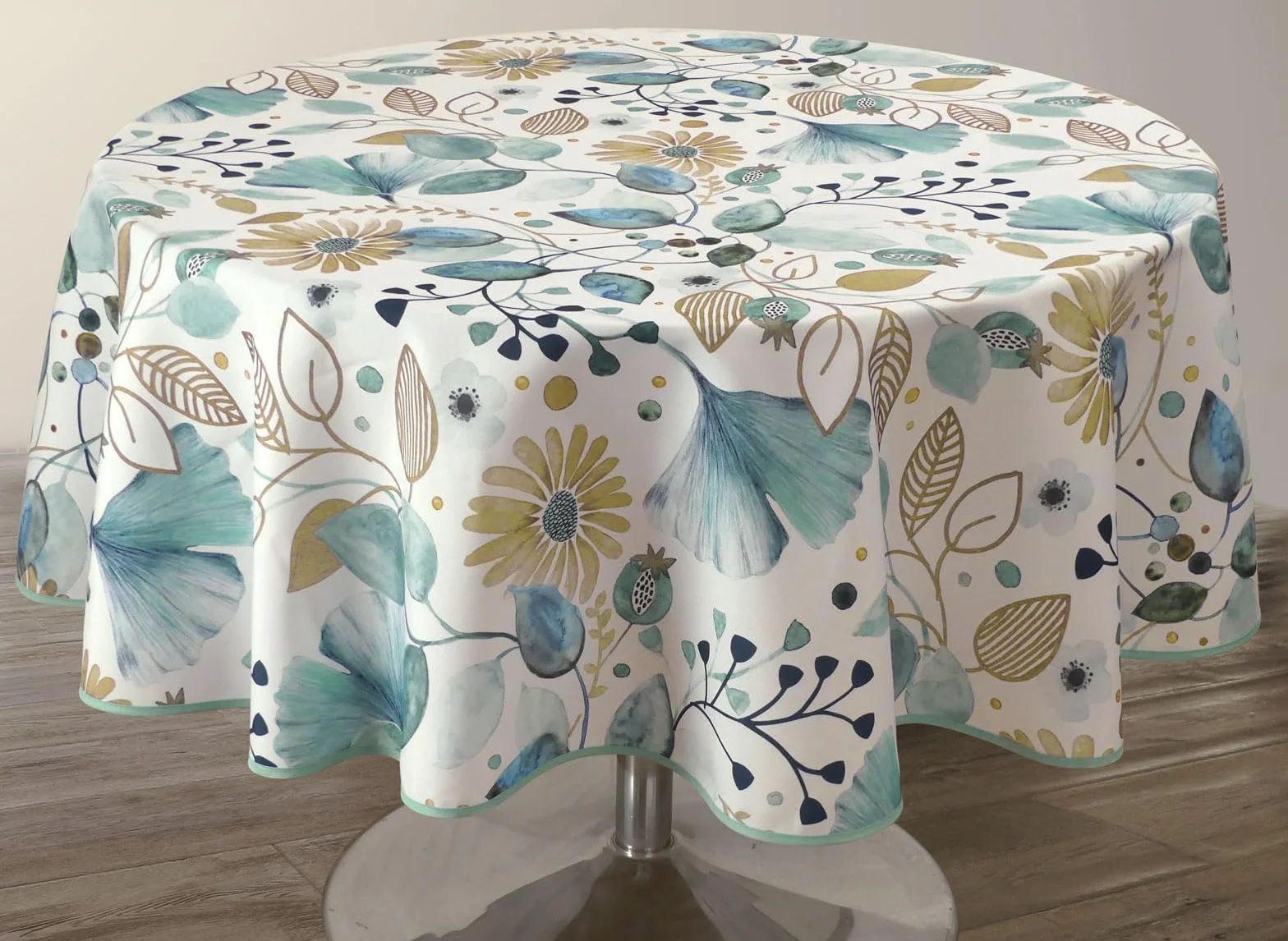 Mantel Antimanchas Le linge de Jules 160 cm Azul Beige